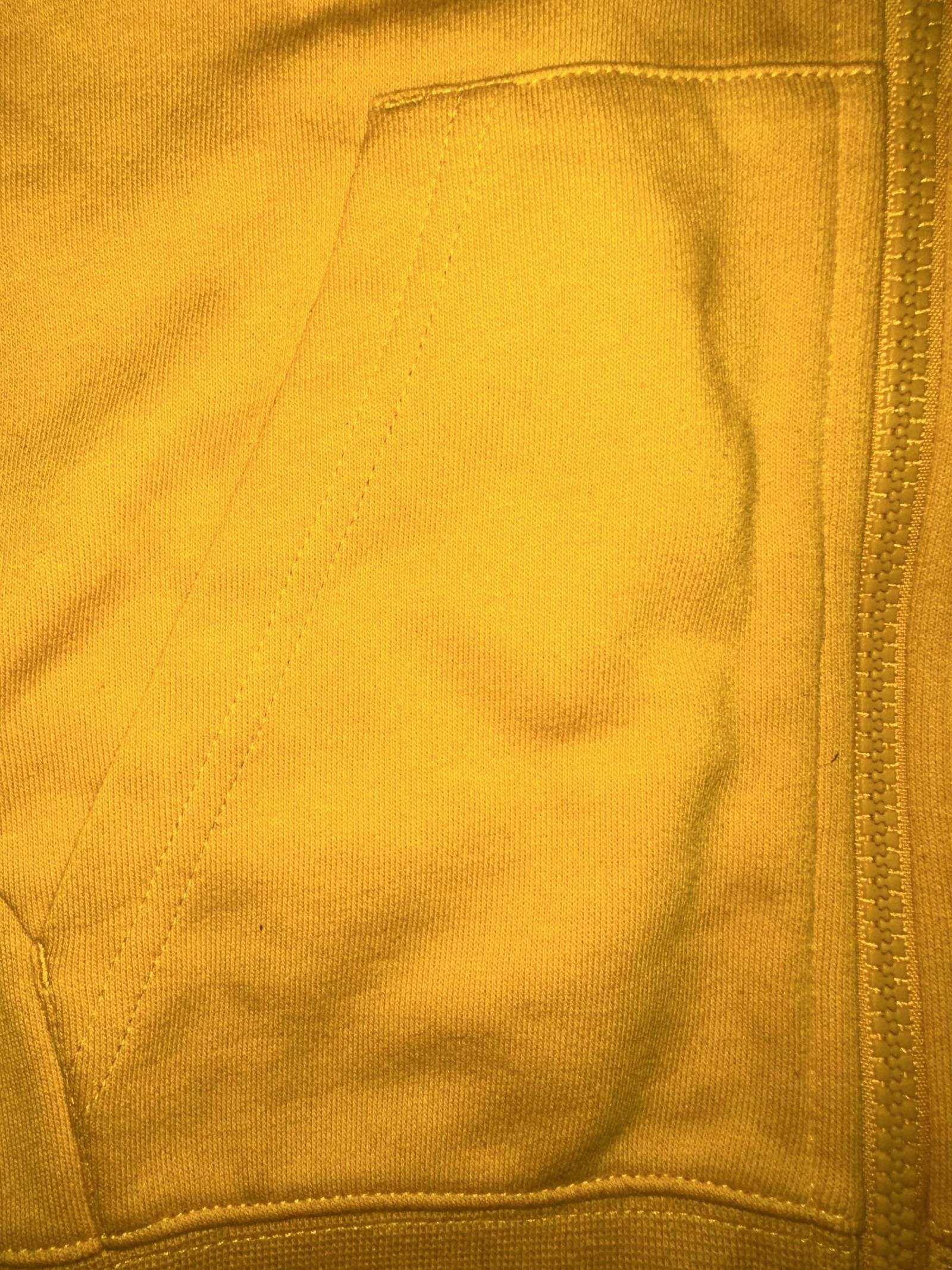 Nike Air Big Kids (Girl’s) French Terry Full-Zip Yellow Hoodie Sample