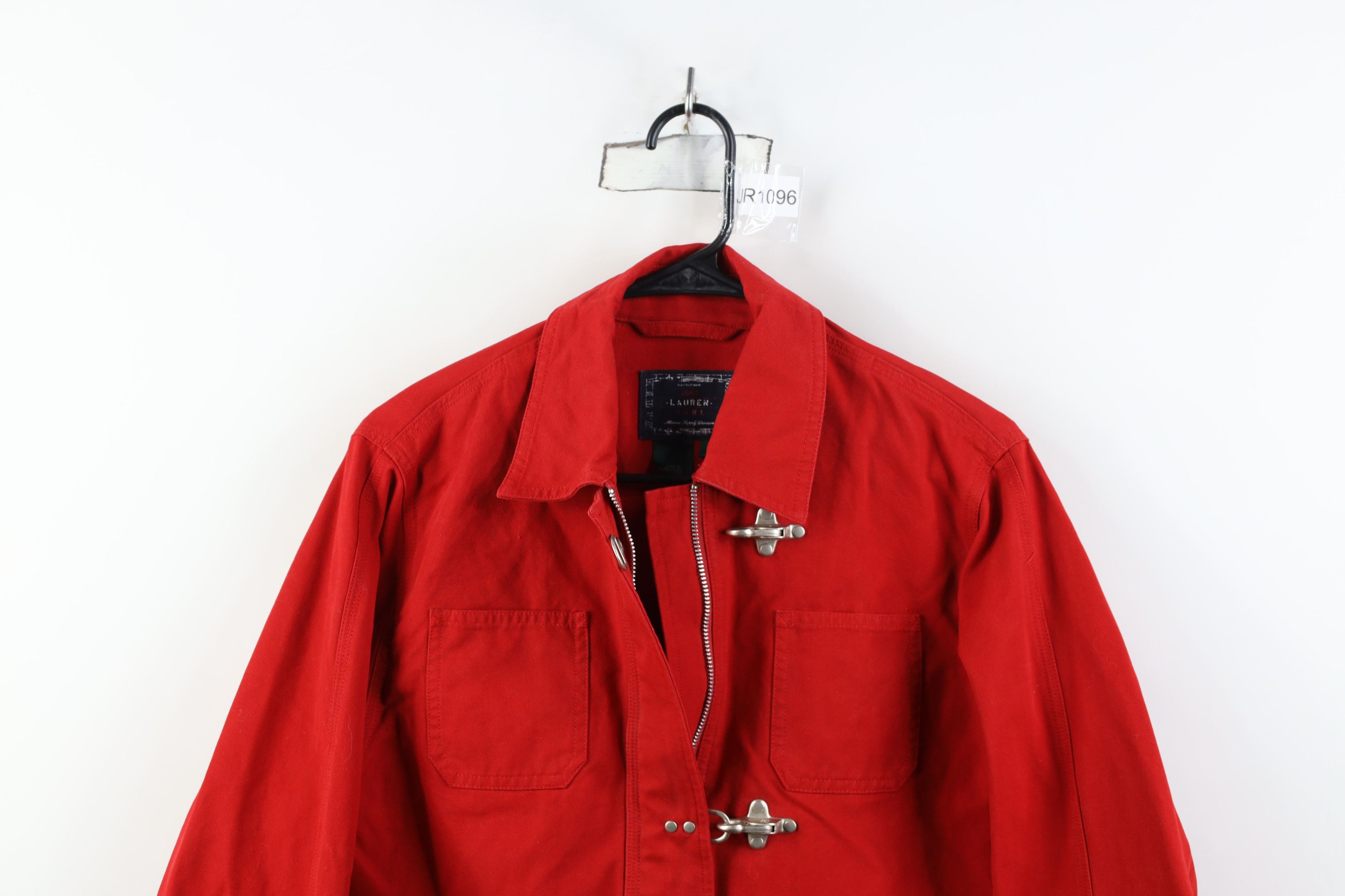 Ralph Lauren Vintage 90s Ralph Lauren Clasp Toggle Button Jacket Red Size M / US 6-8 / IT 42-44 - 2 Thumbnail