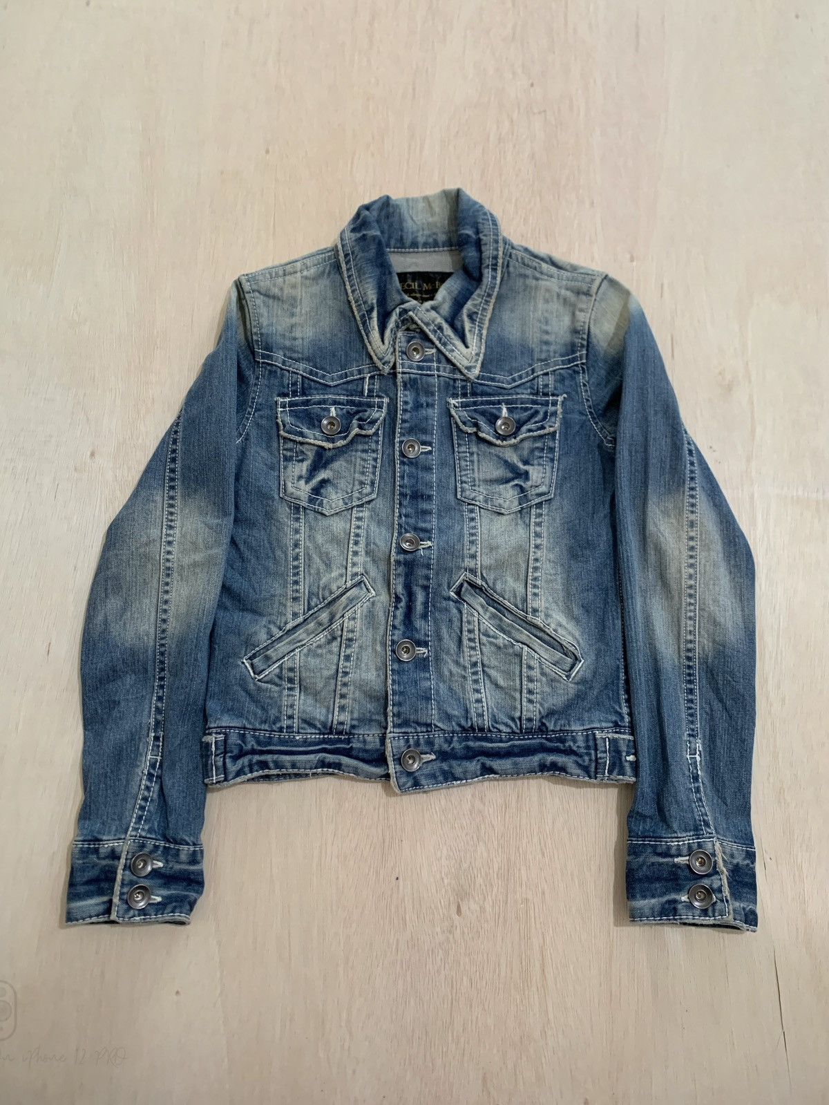 Hysteric Glamour × Japanese Brand Cecil McBee Denim Jacket Size US S / EU 44-46 / 1 - 1 Thumbnail