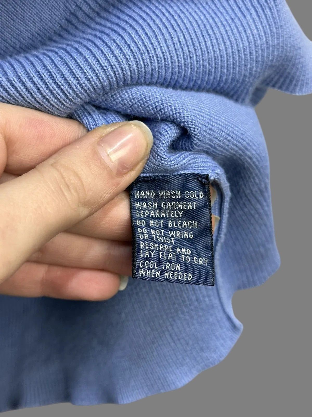 Denim & Supply Ralph Lauren Polo Ralph Lauren Blue Knit Sweater Preppy 90s Size US L / EU 52-54 / 3 - 8 Thumbnail
