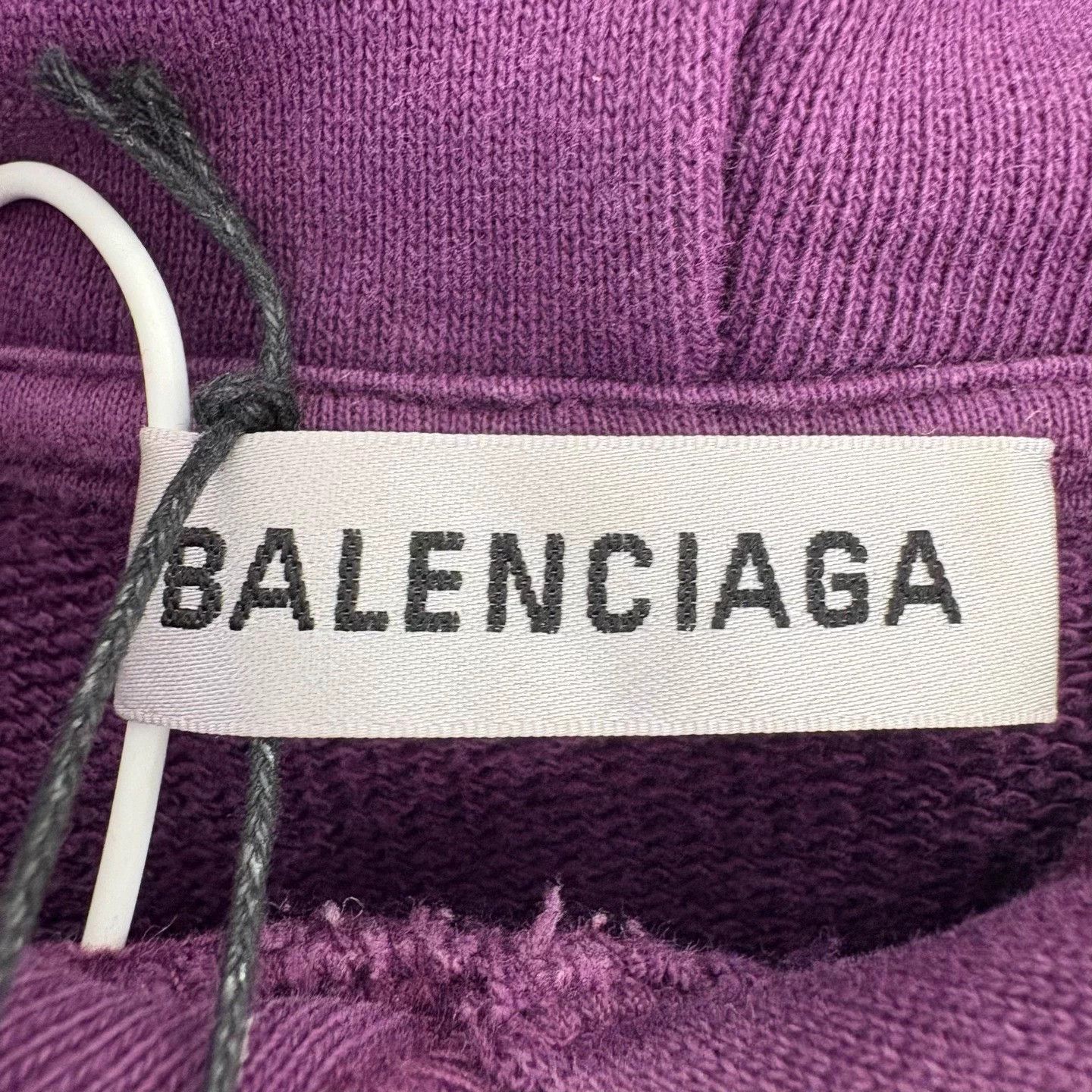 Balenciaga Balenciaga Back Logo Print Purple Hoodie S 99 Size US S / EU 44-46 / 1 - 3 Thumbnail