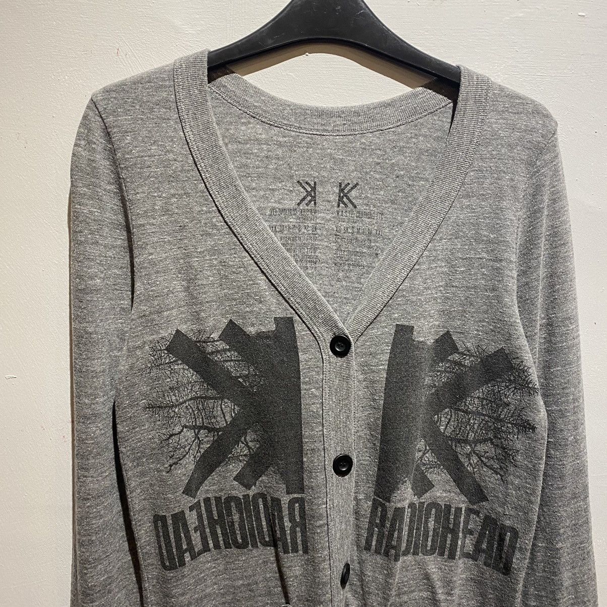 Band Tees × Vintage Vintage Radiohead Band Cardigan Waste Product Vtg Size US S / EU 44-46 / 1 - 2 Thumbnail