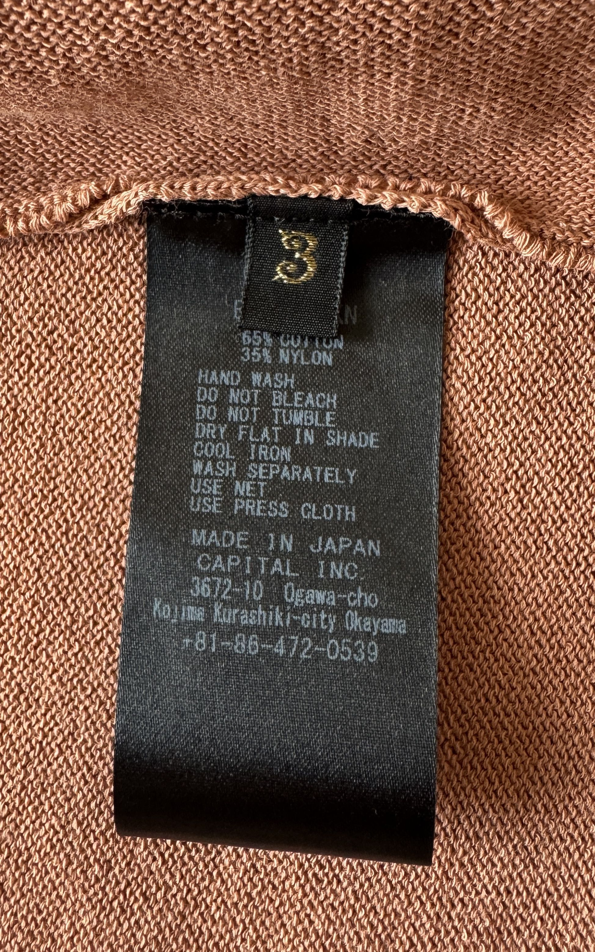 Kapital KAPITAL 14G COTTON KNIT TENNESSEE ALOHA KNIT SOHORENGA SZ 3 Size US L / EU 52-54 / 3 - 8 Thumbnail