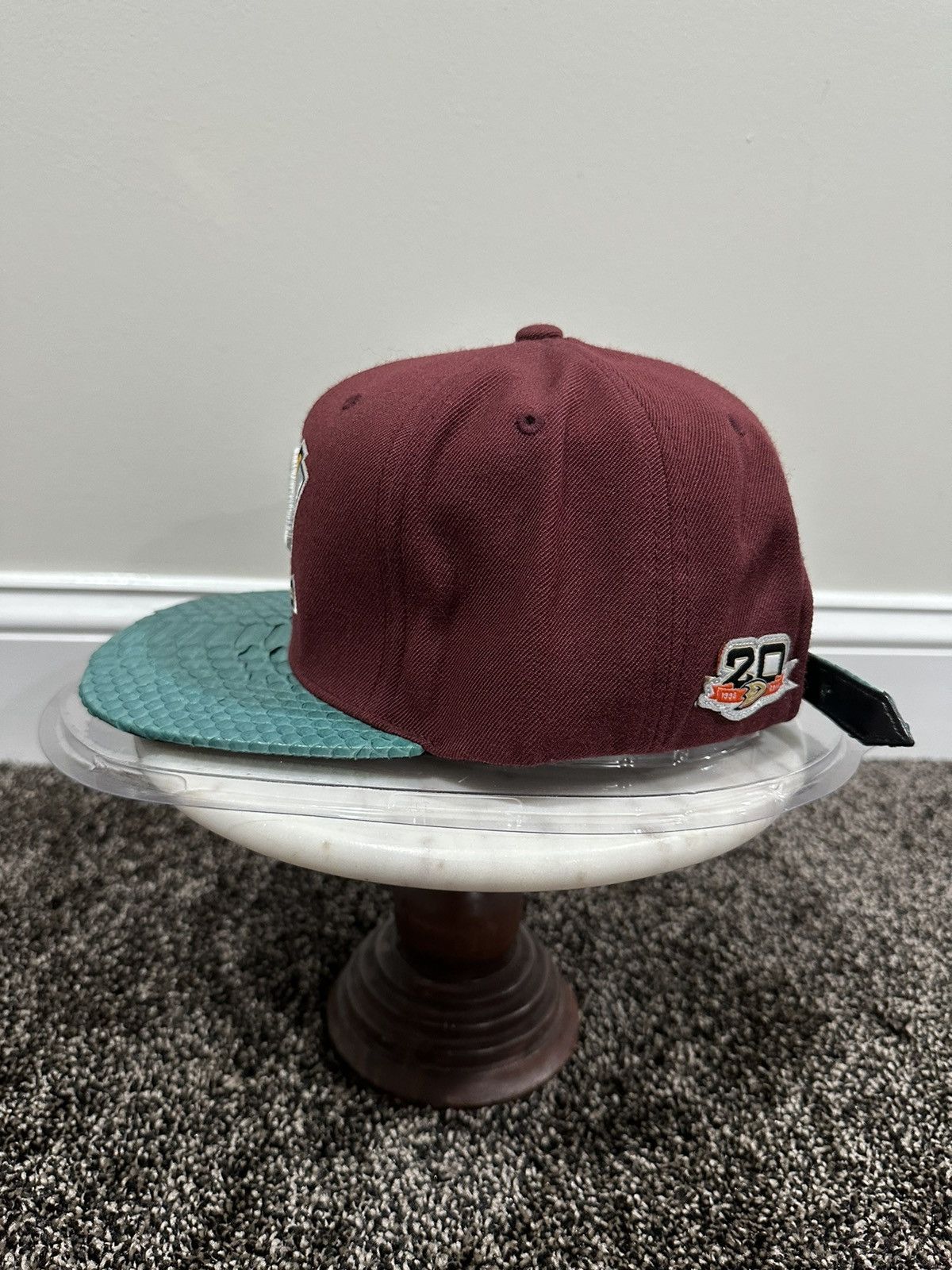 Just Don Just Don x Mitchell & Ness NHL Anaheim Mighty Ducks Hat Size ONE SIZE - 5 Thumbnail