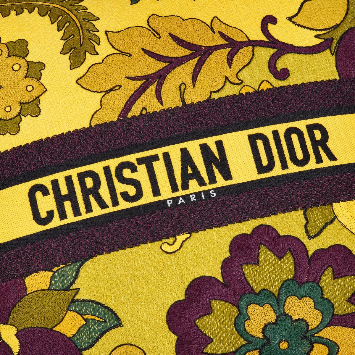 Dior o1bcso1str0225 Size:OS/ Large Square Pillow in Yellow Size ONE SIZE - 3 Thumbnail