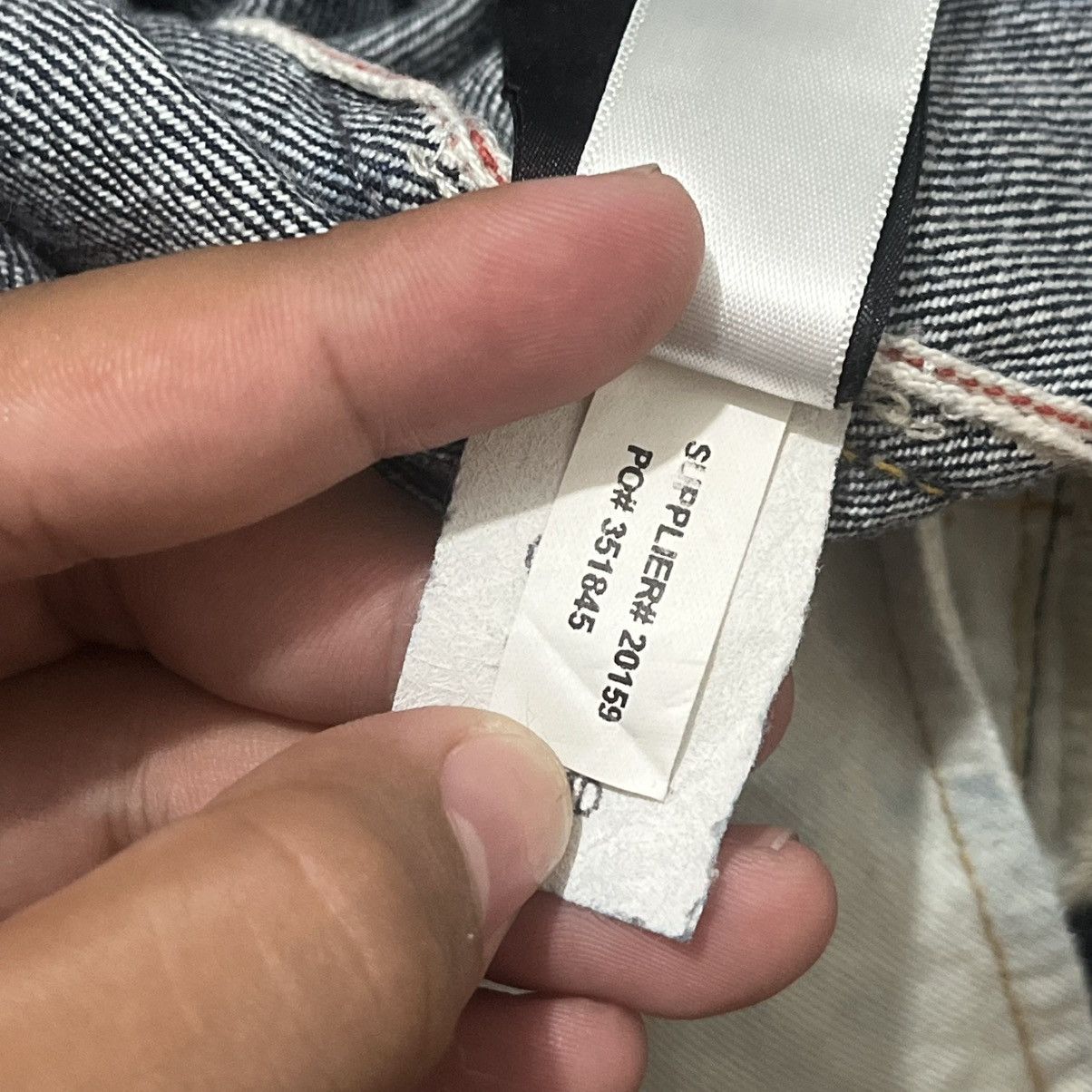 Double RL Selvedge Rigid Denim