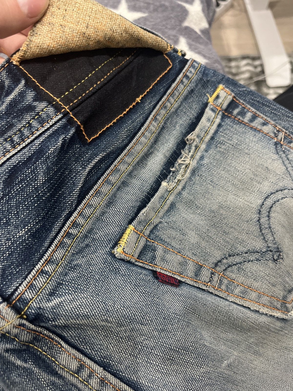 Edwin Vintage Edwin Real Faded Bootcut Jeans Size US 30 / EU 46 - 7 Thumbnail