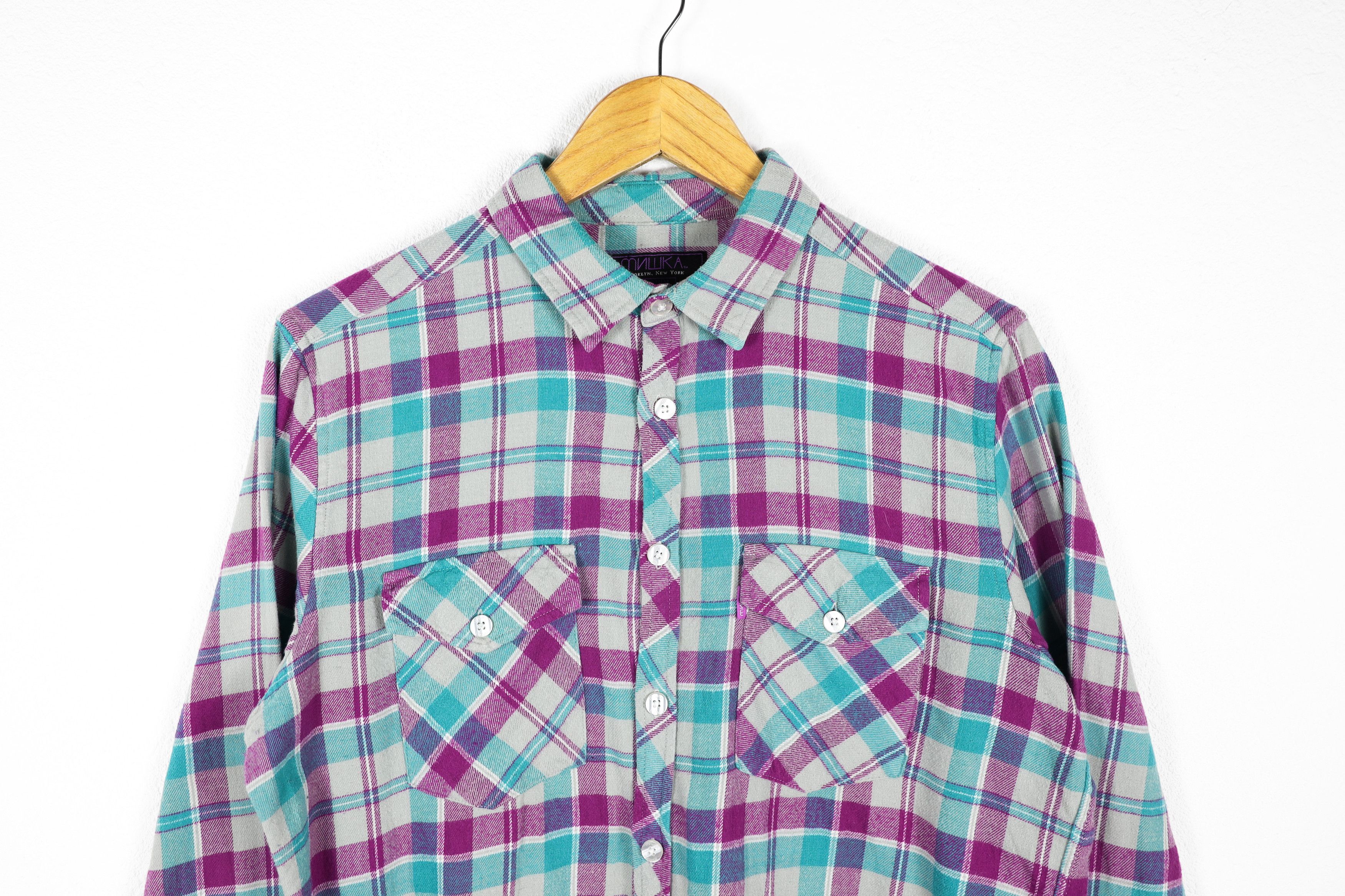 Flannel × Mishka Mishka NYC Loveless Multicolor Flannel Shirt Medium Size US S / EU 44-46 / 1 - 2 Thumbnail
