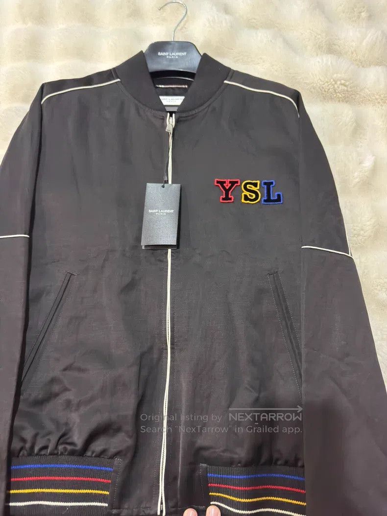 Saint Laurent Paris Saint Laurent Paris Jacket, Outerwear, Baseball Jacket Size US M / EU 48-50 / 2 - 5 Thumbnail