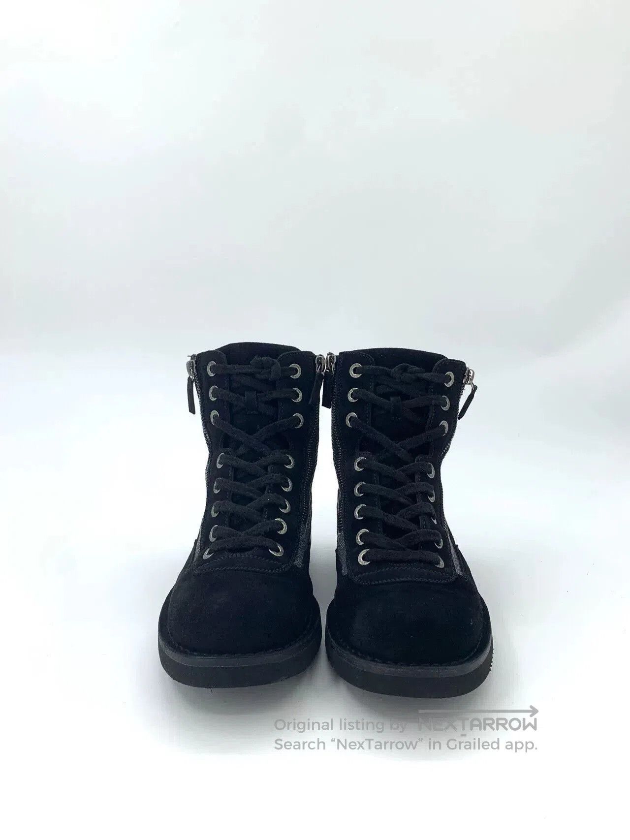 Chanel Chanel Suede Lace-Up Short Boots. Size US 10 / EU 43 - 3 Thumbnail