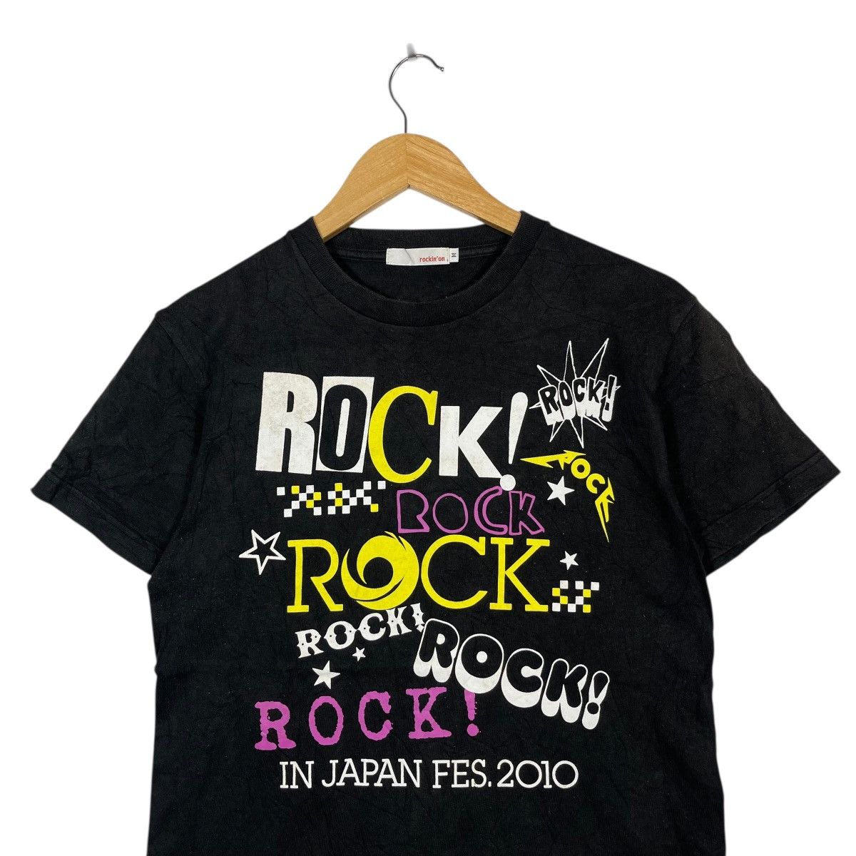 Vintage Rock In Japan Fes 2010 Band Festival Graphic Tee Black Mediu Size US M / EU 48-50 / 2 - 2 Thumbnail