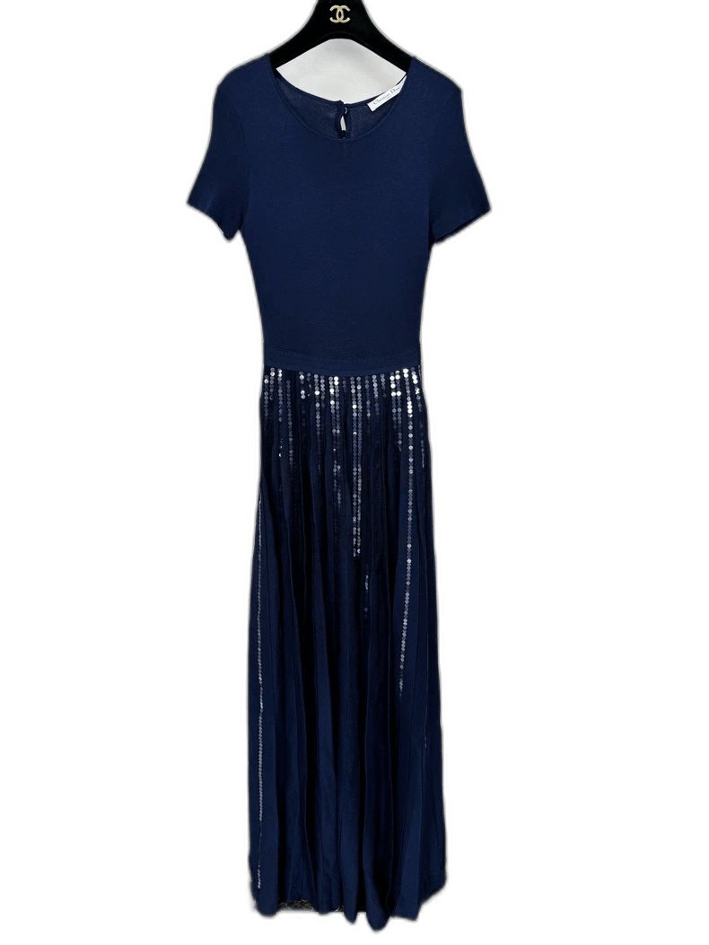macys glitter dress F/W 2007 John Galliano for Christian Dior Black Evening Dress w Glass –  Modig main image 0