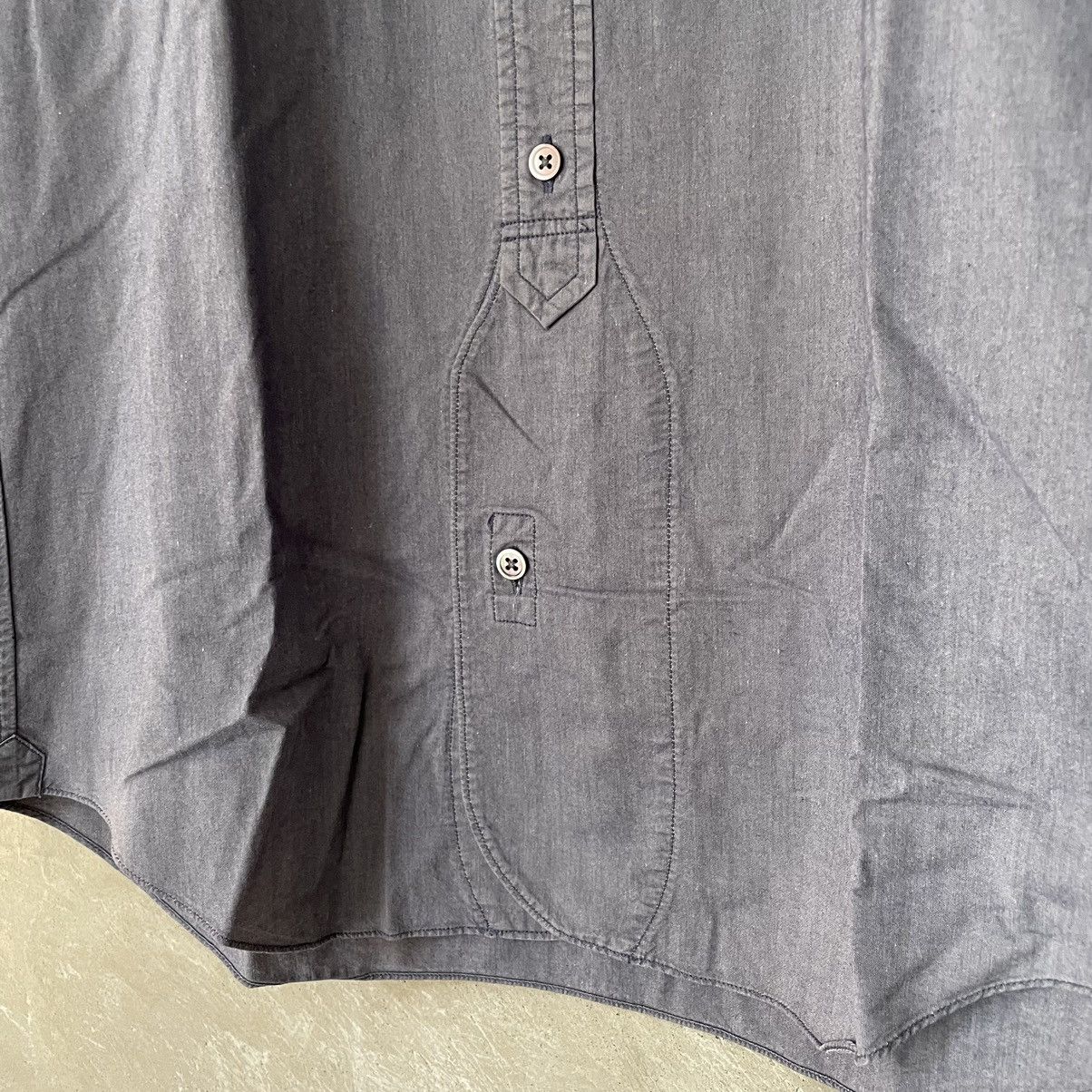Nigel Cabourn Nigel Cabourn British Officers Band Collar Shirt Navy Size US S / EU 44-46 / 1 - 10 Thumbnail