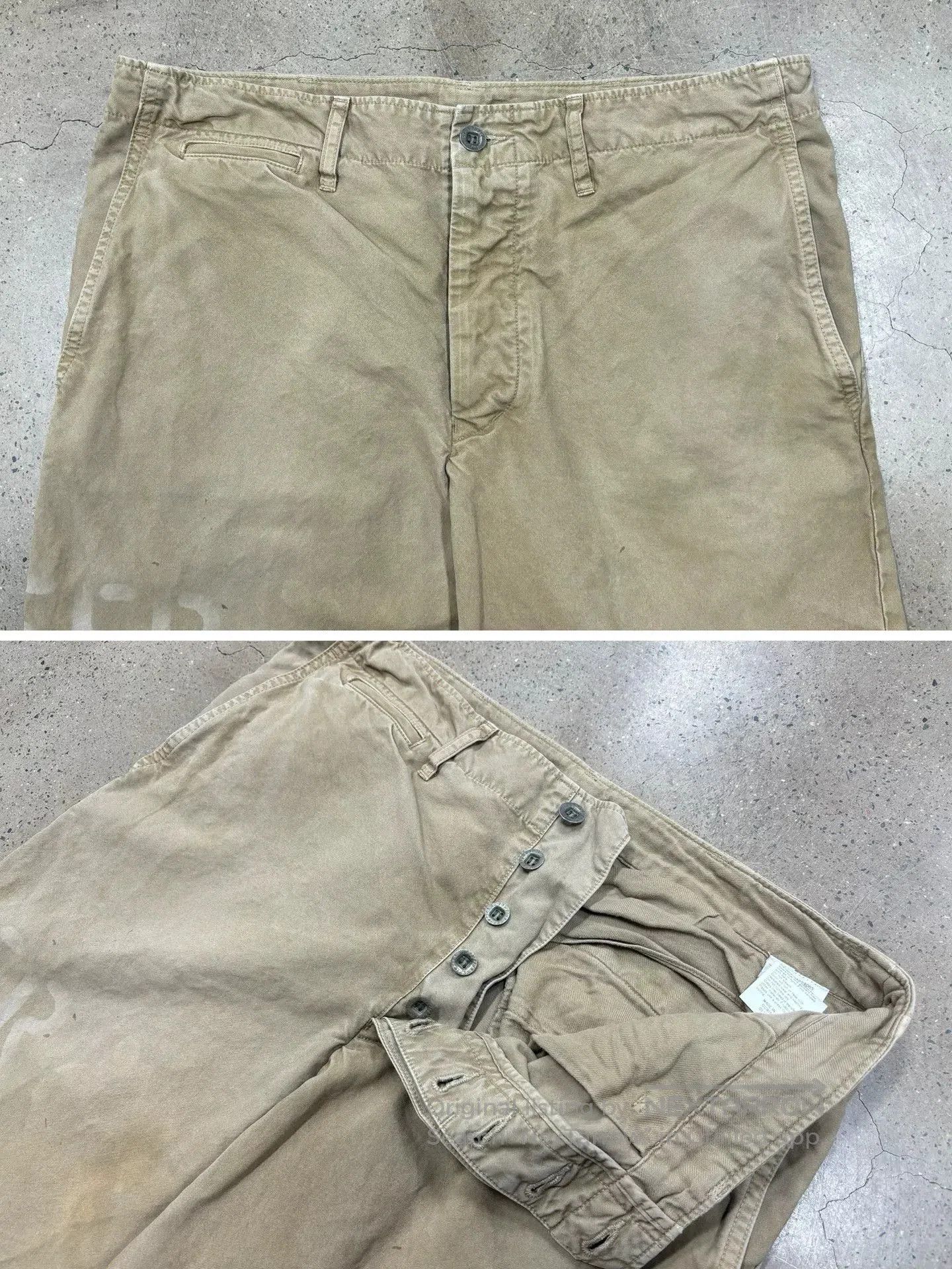 Visvim visvim peerless chino pants with distressed detail. Size US 44 / EU 60 - 5 Thumbnail