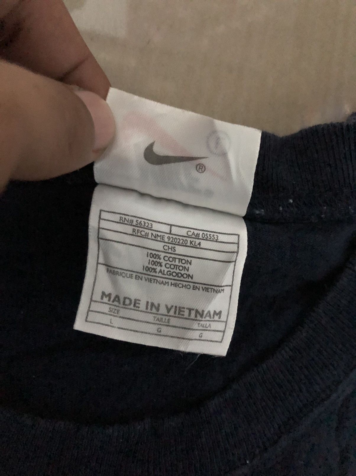 Vintage Vintage 90s Nike White Tag Air Jordan Jumpman Basketball Size US L / EU 52-54 / 3 - 3 Thumbnail