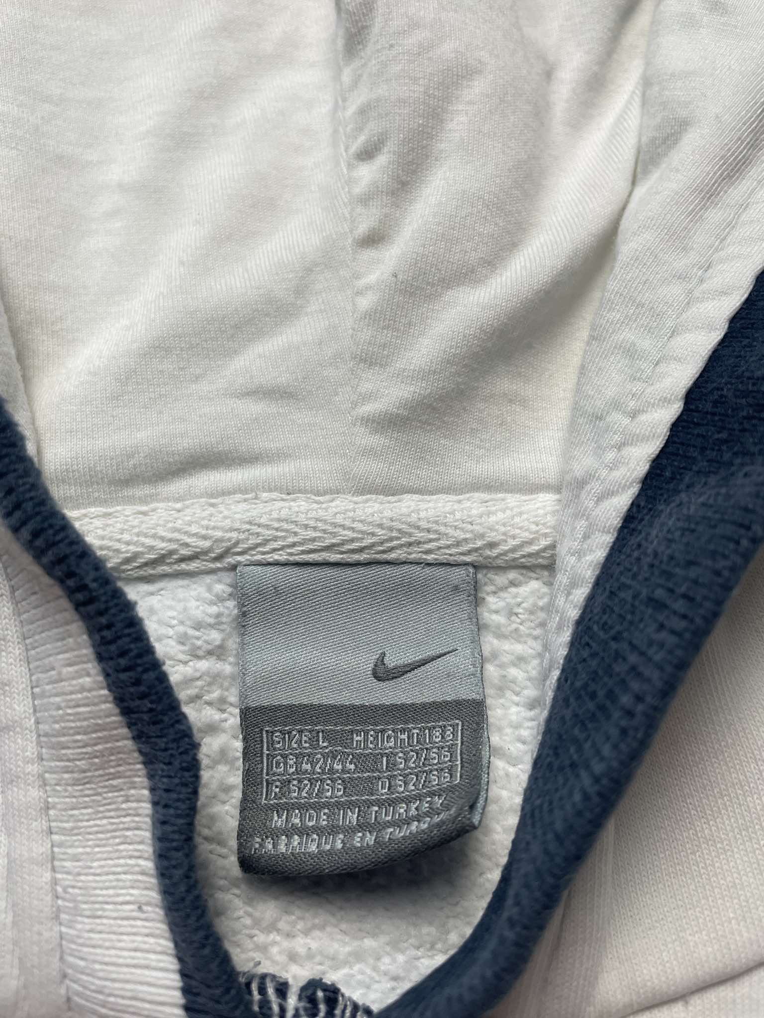 Nike × Vintage Vintage sweatshirt Hoodie Nike solo swoosh logo graphic boxy Size US L / EU 52-54 / 3 - 7 Thumbnail