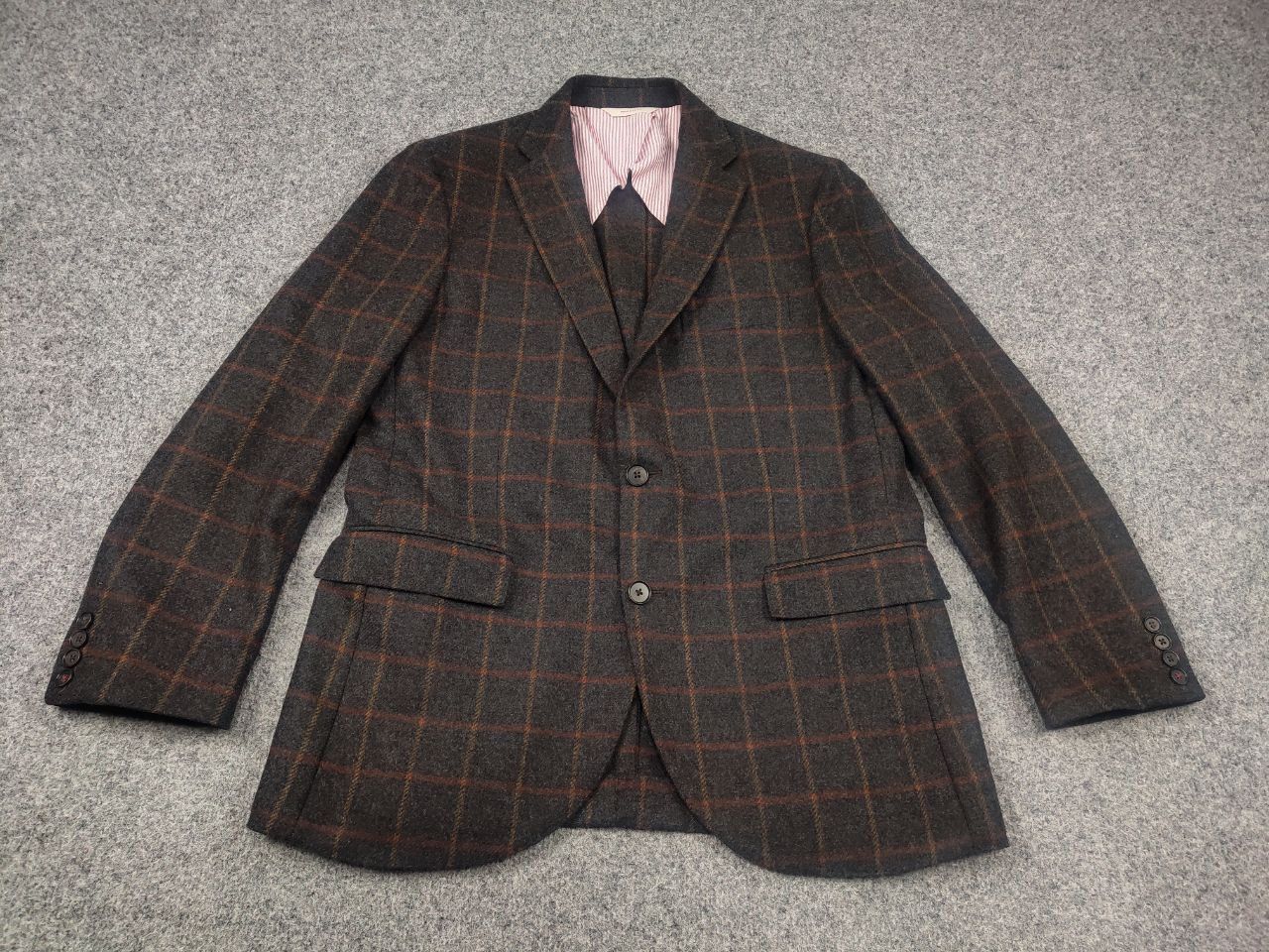 Brooks Brothers Brooks Brothers red fleece heritage Moon wool Blazer Jacket Size 42R - 3 Thumbnail