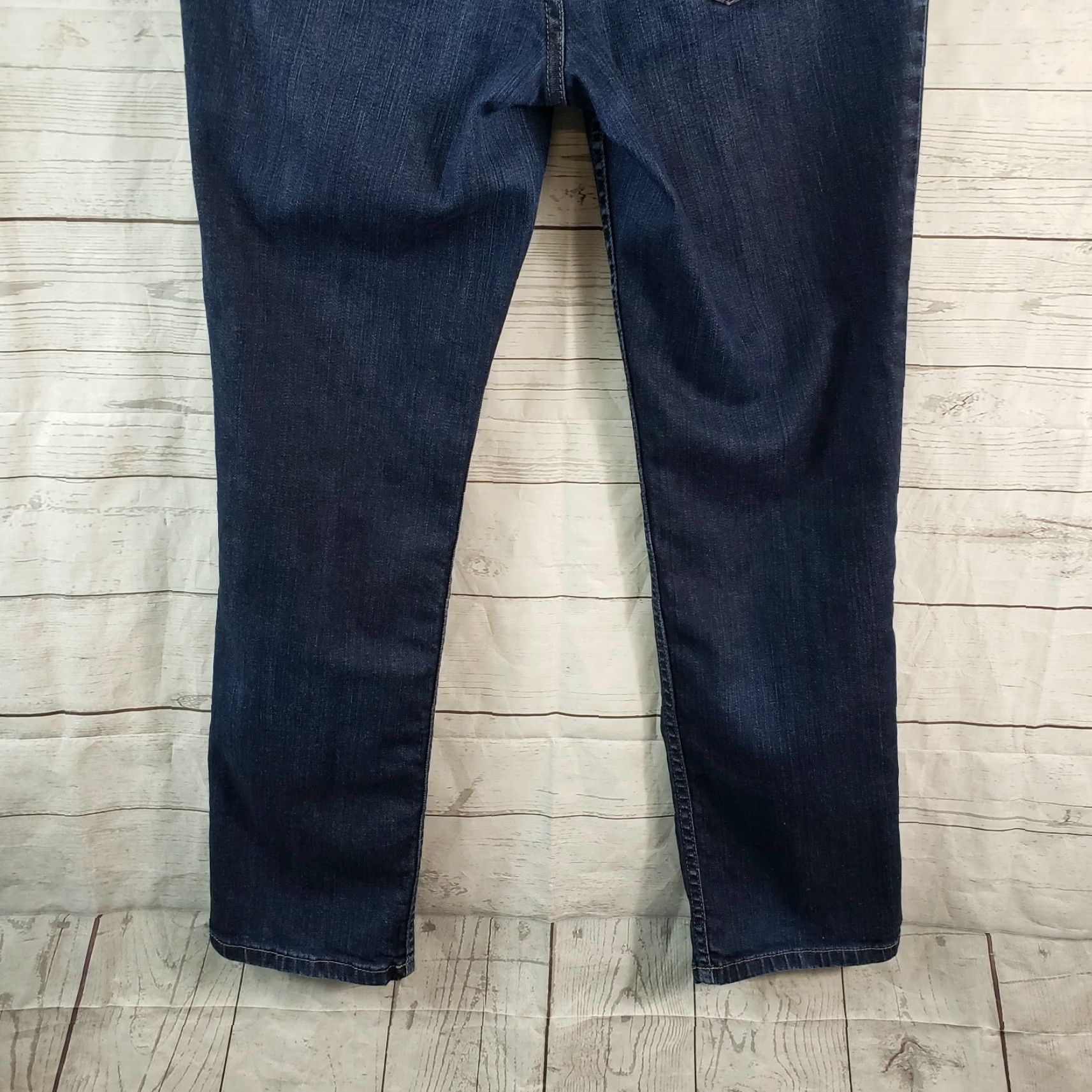 J. Jill J Jill Womens Slim Leg Jeans Sz 6P Blue Dark Wash Mid Rise Jeans Slim Leg Womens 6P Vintage: No Herren? Size 28" / US 6 / IT 42 - 5 Thumbnail