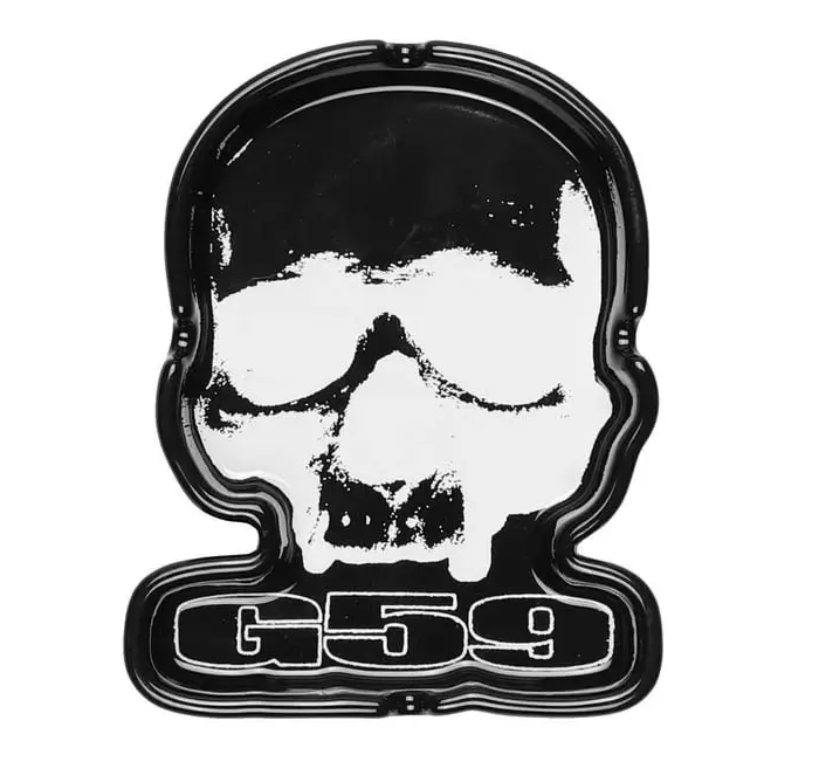 G59 Records $uicideboy$ G59 Skull Logo Ceramic Black Ashtray Suicideboys Size ONE SIZE - 2 Thumbnail