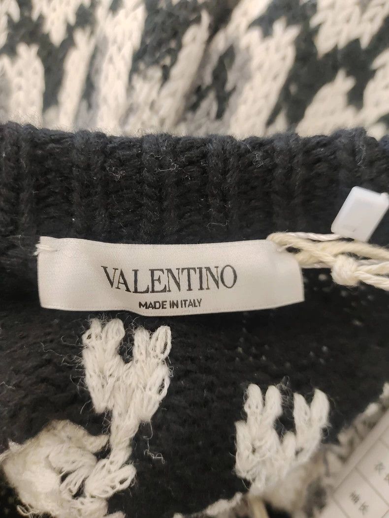 Valentino Valentino Color-blocked leopard print jacquard wool top Size S / US 4 / IT 40 - 3 Thumbnail