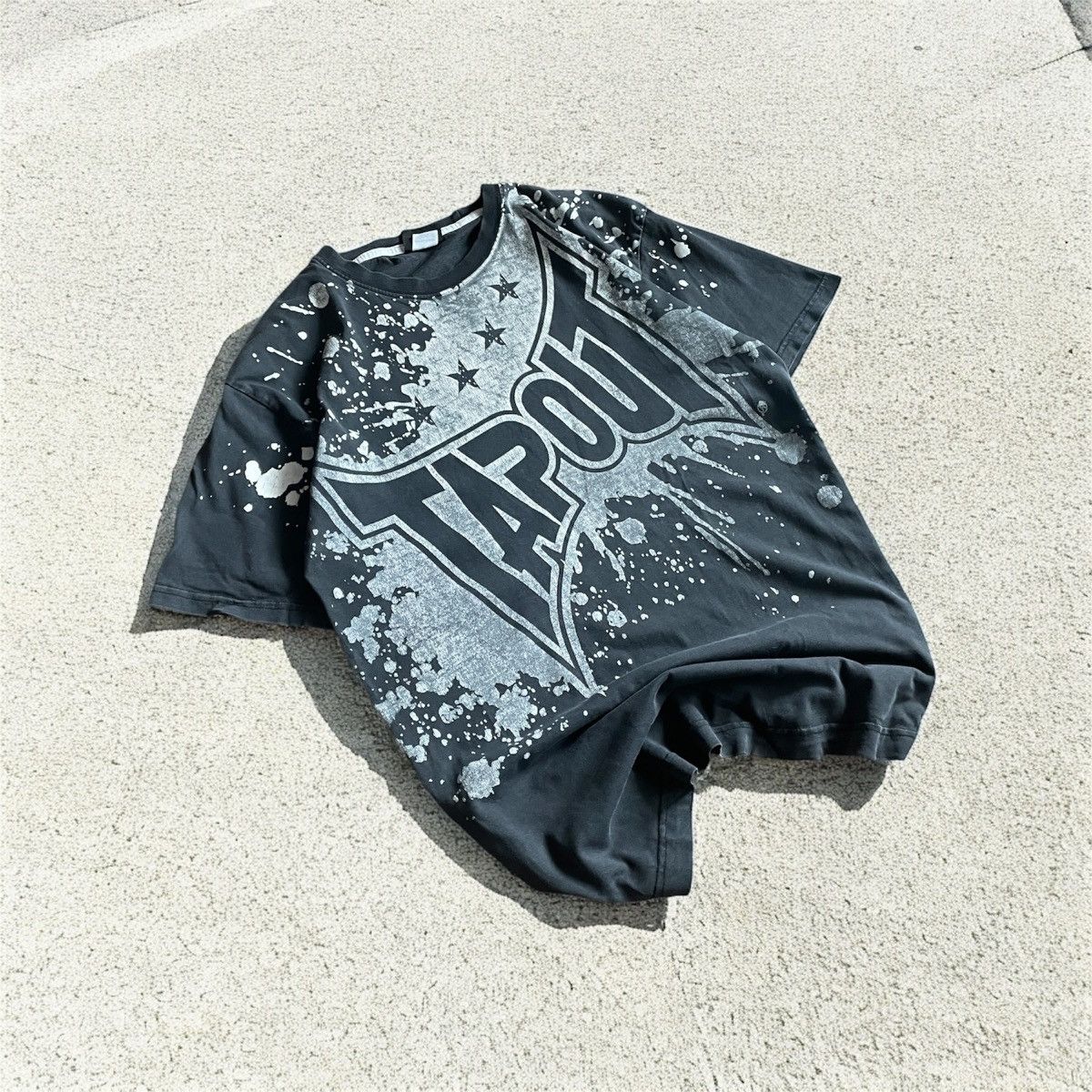 Affliction × Tapout × Vintage Tapout T-shirt Vintage Over Print Y2k Style Oversized Size US L / EU 52-54 / 3 - 1 Thumbnail