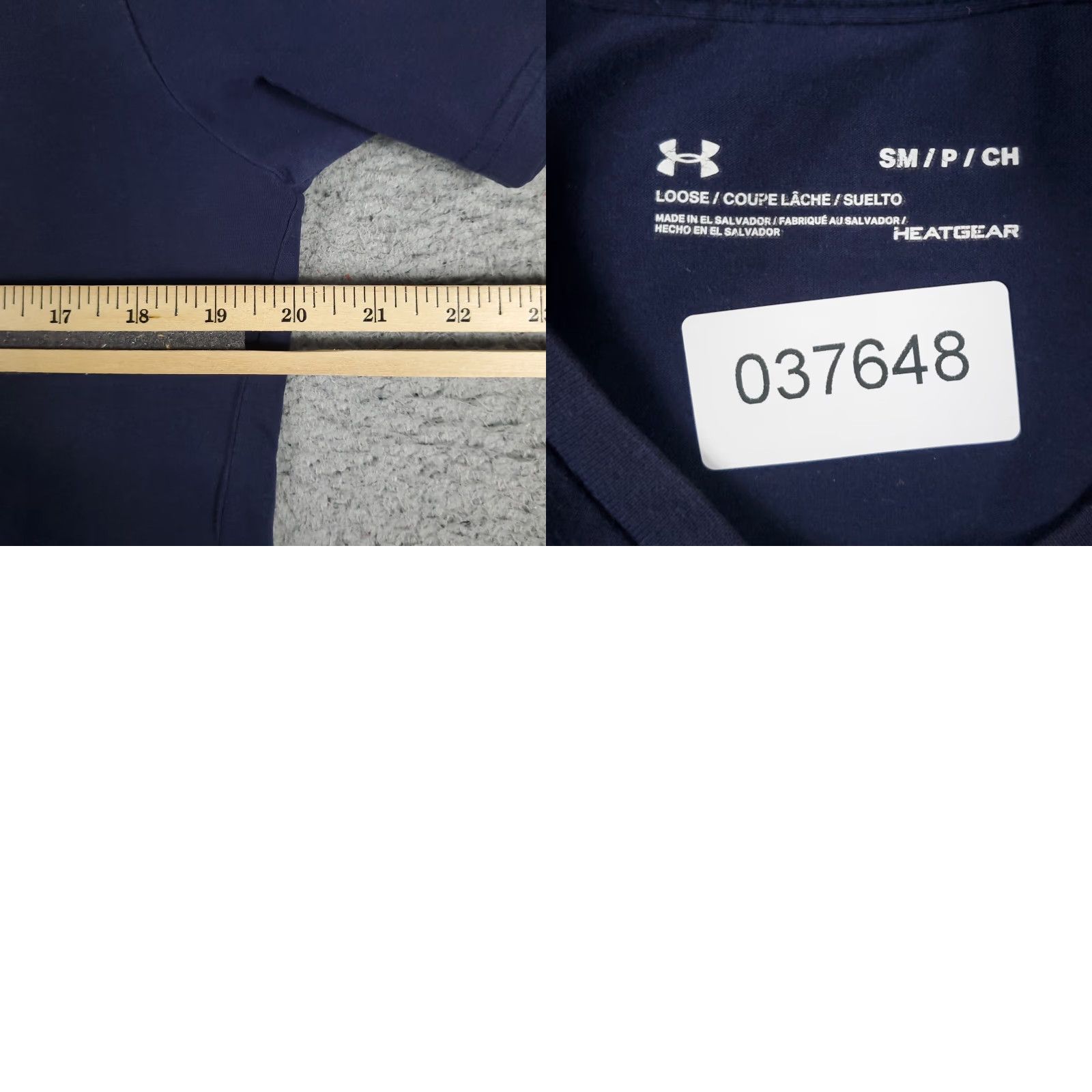 Under Armour Under Armour T-Shirt Mens Small Blue Casual Short Sleeve Graphic Sports Size US S / EU 44-46 / 1 - 8 Thumbnail