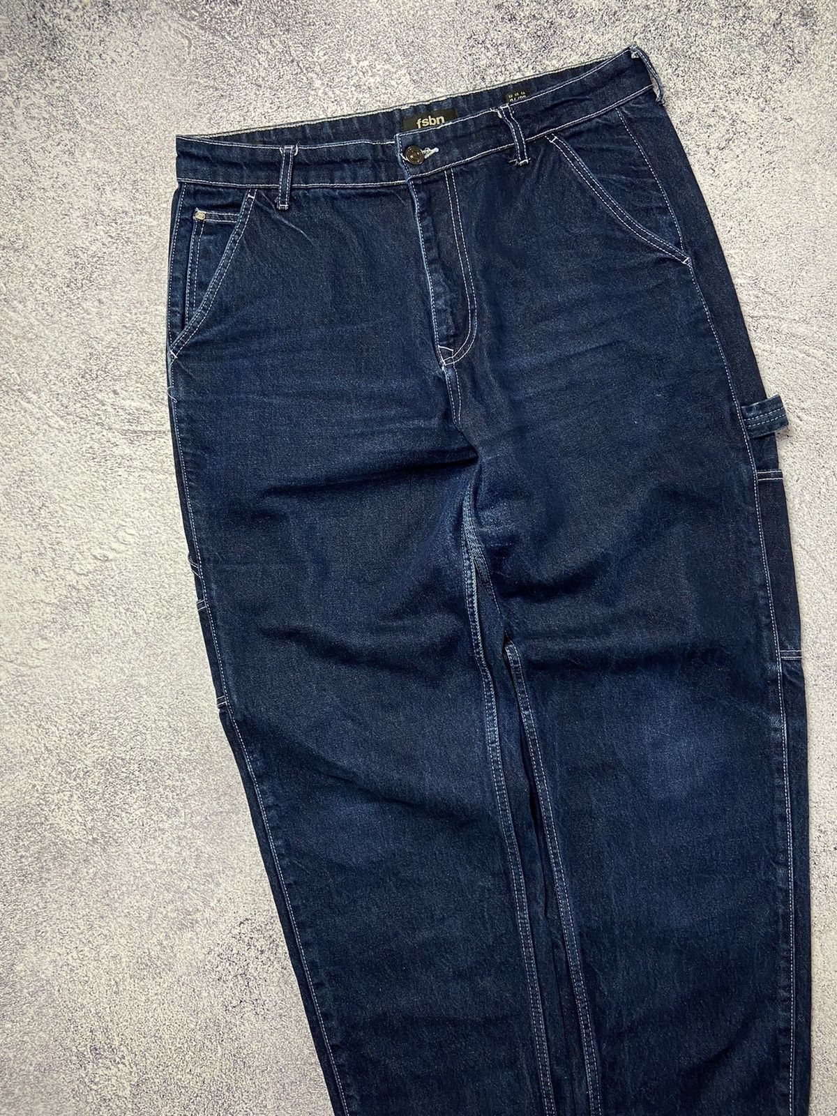 Japanese Brand Rare FSBN Rap Pants Hip Hop Baggy Jeans Avant Garde Style Size US 34 / EU 50 - 13 Thumbnail