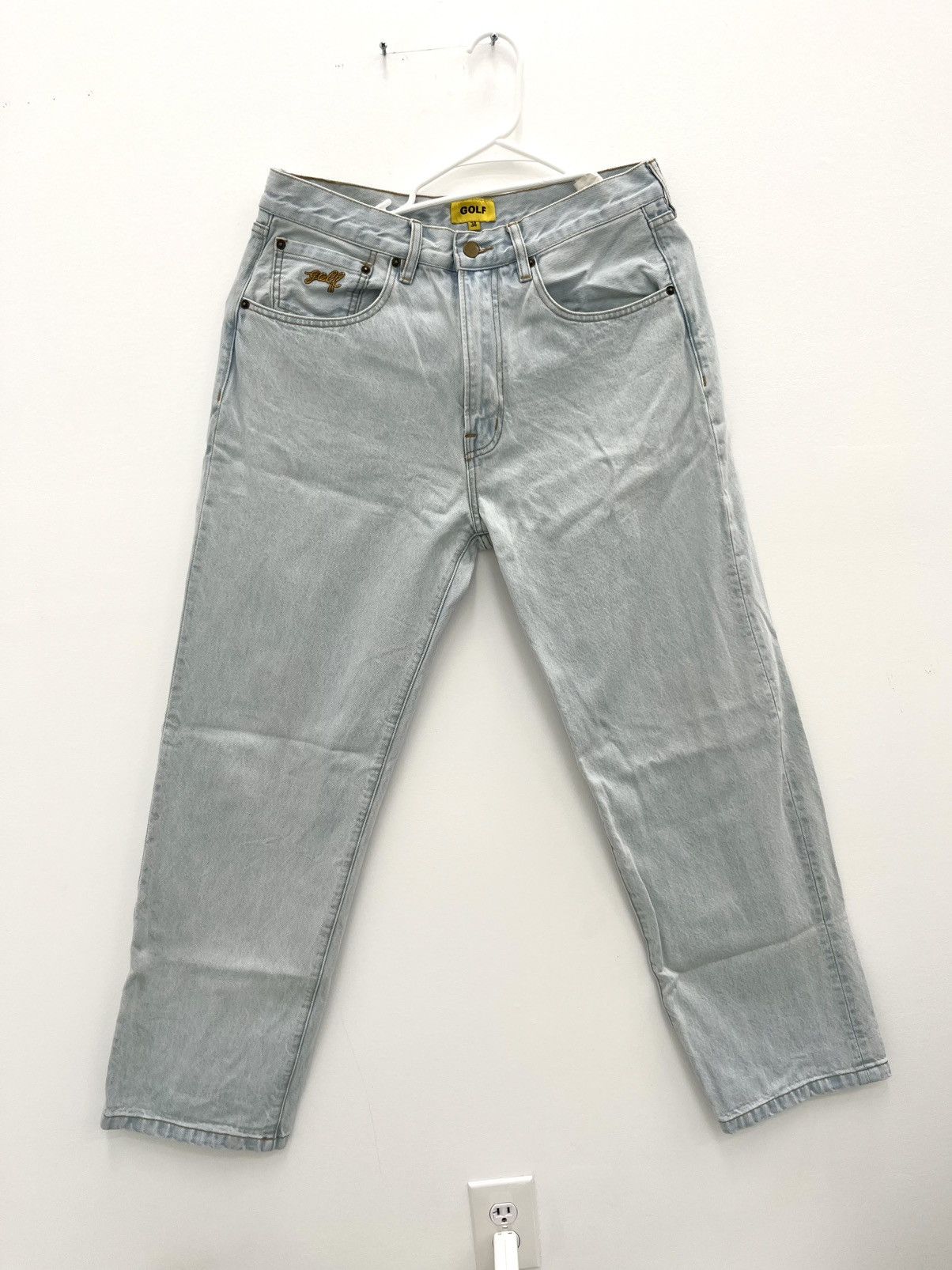 Golf Wang Golf Wang Tyler the Creator Rope Logo Denim Jeans Size 34 Size US 34 / EU 50 - 1 Thumbnail