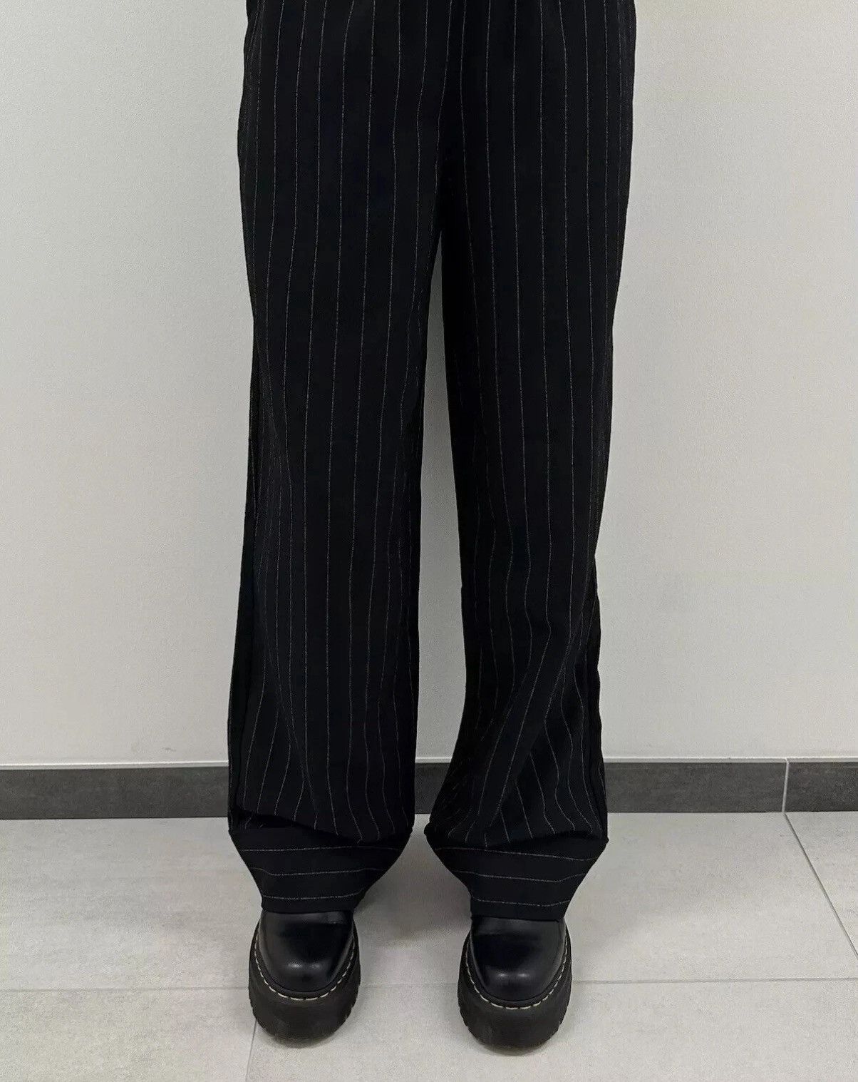 Ganni Ganni Trousers Stripped Polyester Womens Pants Size 36 Size 25" / US 0 / IT 36 - 11 Thumbnail