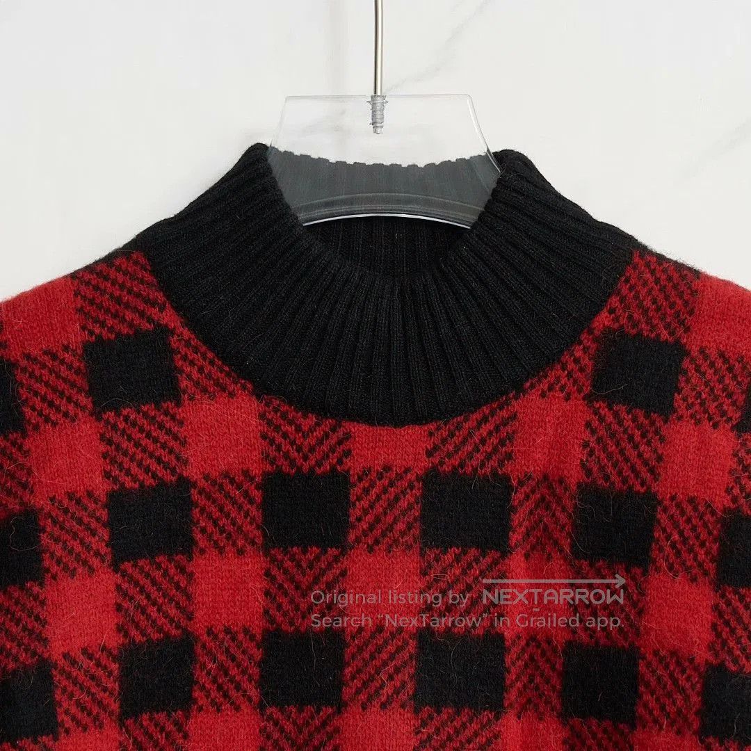 Saint Laurent Paris Saint Laurent Men's Classic Checkered Sweater. Size US M / EU 48-50 / 2 - 2 Thumbnail