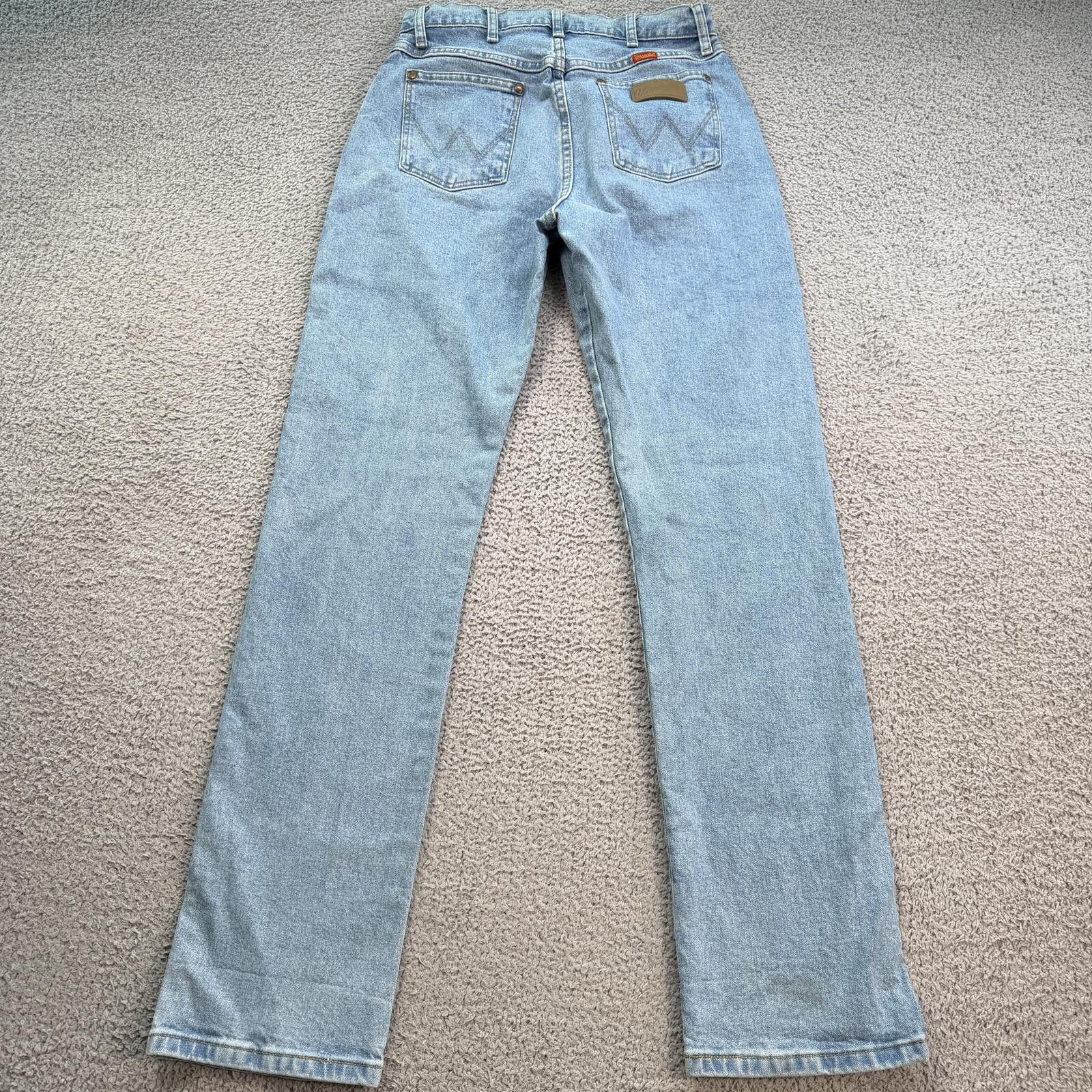 Wrangler Y2K Wrangler Light Wash Straight Leg Jeans Womens 28x34 Size 28" / US 6 / IT 42 - 2 Thumbnail