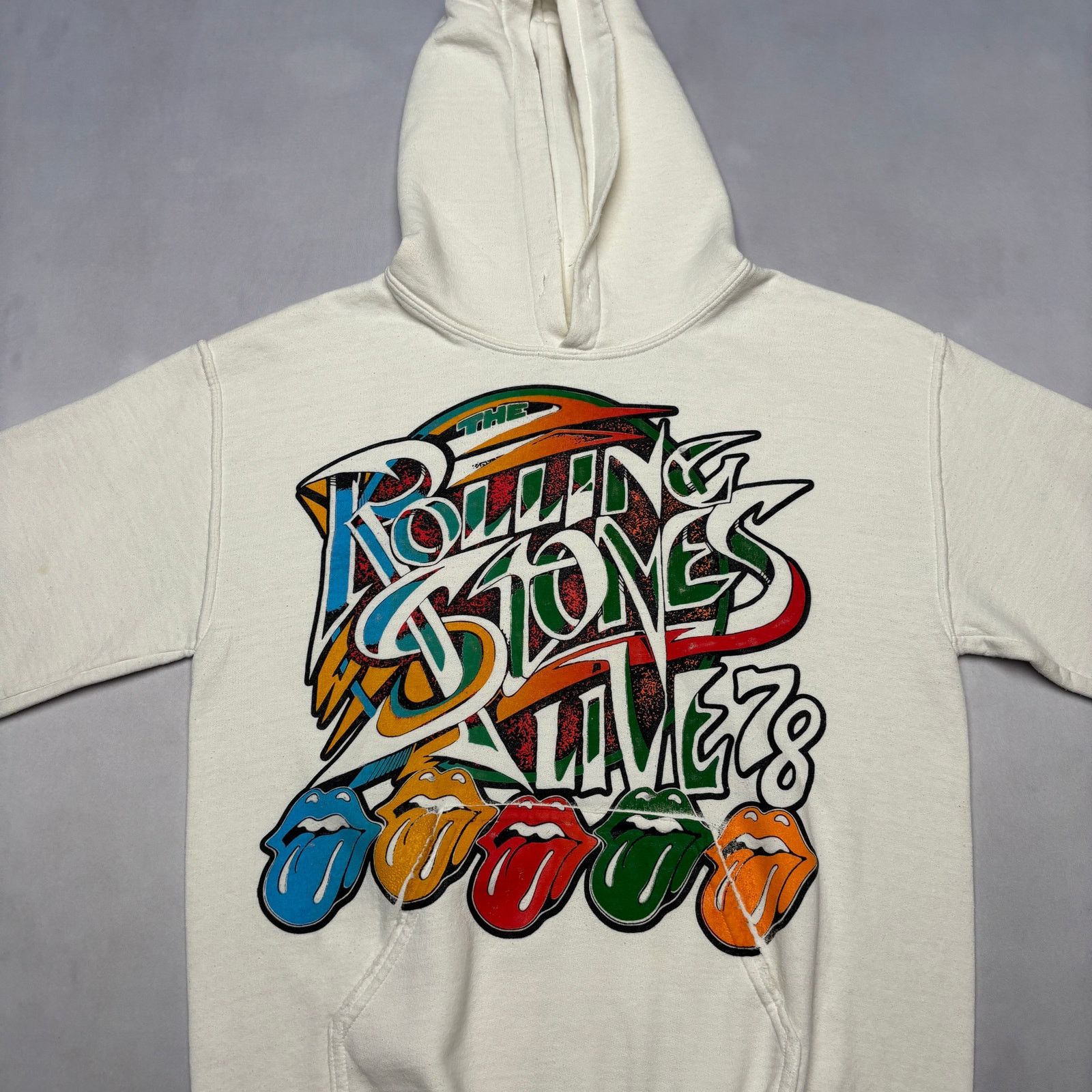MadeWorn Madeworn Rolling Stones Live 78 Tour Hoodie Men's XS Vintage Size US XS / EU 42 / 0 - 2 Thumbnail