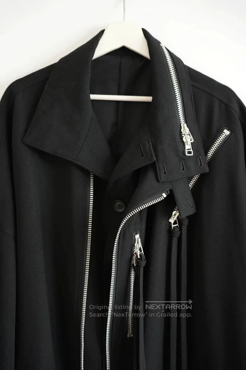 Yohji Yamamoto Yohji Yamamoto 20AW Chain Zip Coat. Size US S / EU 44-46 / 1 - 4 Thumbnail