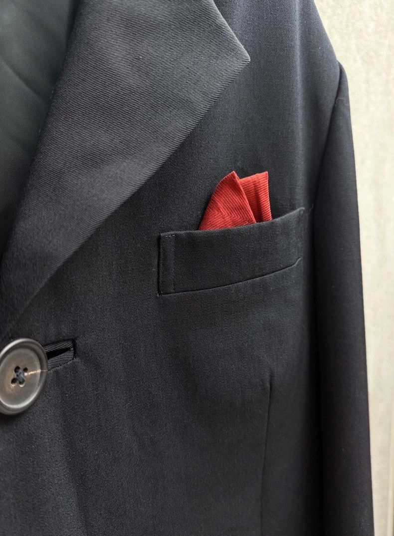 Yohji Yamamoto Yohji Yamamoto Yohji Yamamoto Wool Suit Jacket for Men Size US M / EU 48-50 / 2 - 2 Thumbnail