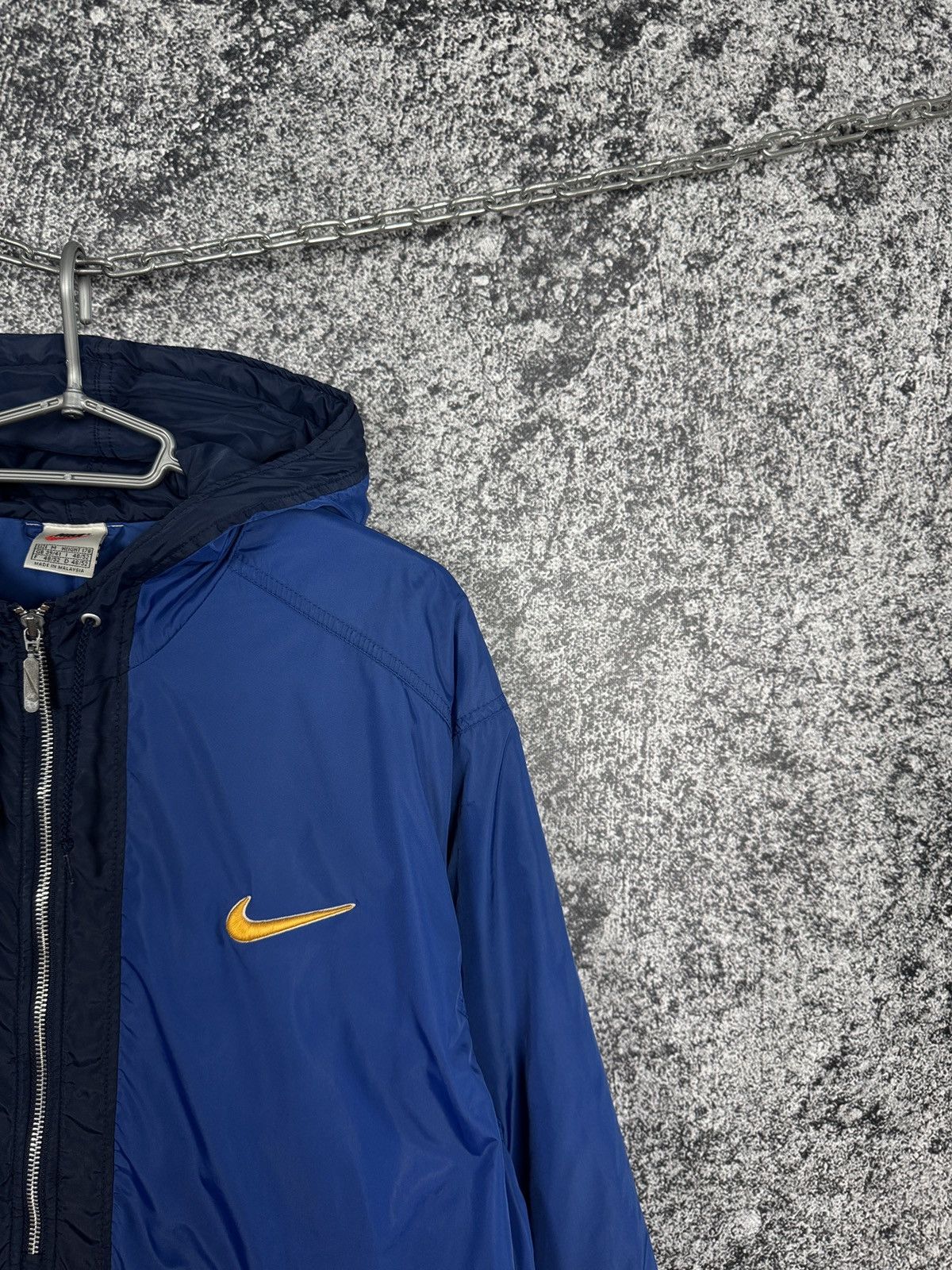 Nike Nike Vintage Anorak Jacket Swoosh Hooded Windbreaker Size M Size US M / EU 48-50 / 2 - 2 Thumbnail