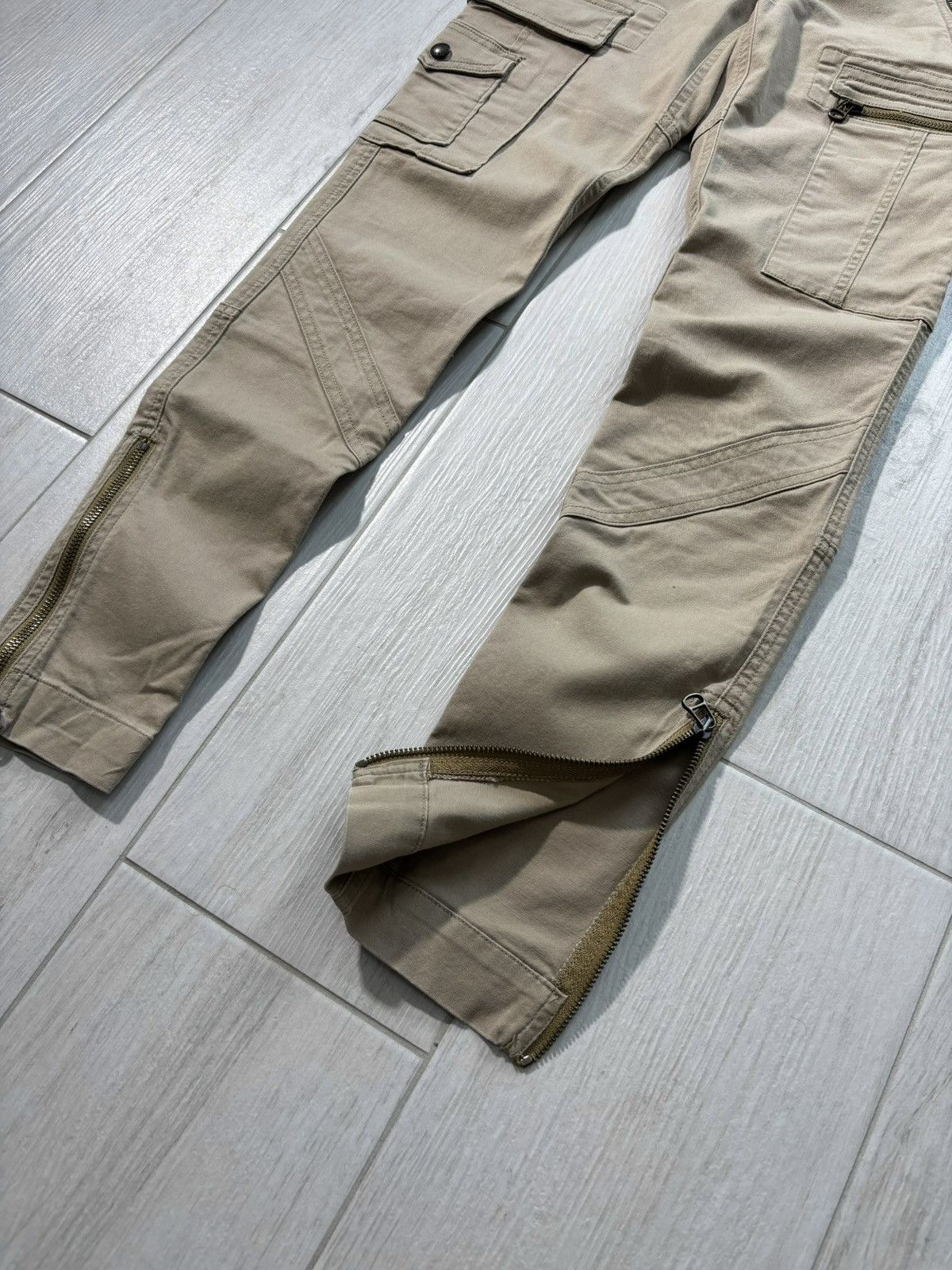 Polo Ralph Lauren Polo Ralph Lauren Cargo Pants Zipper Retro Rare Y2K Size 26" / US 2 / IT 38 - 4 Thumbnail