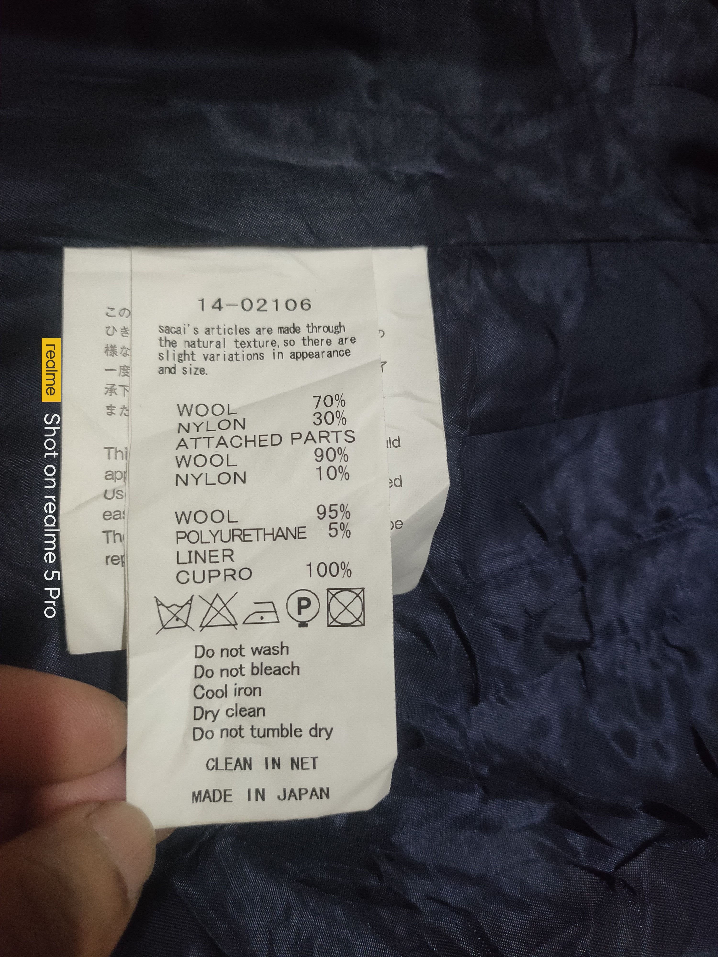 Sacai Sacai ladies wool coat Size XS / US 0-2 / IT 36-38 - 5 Thumbnail