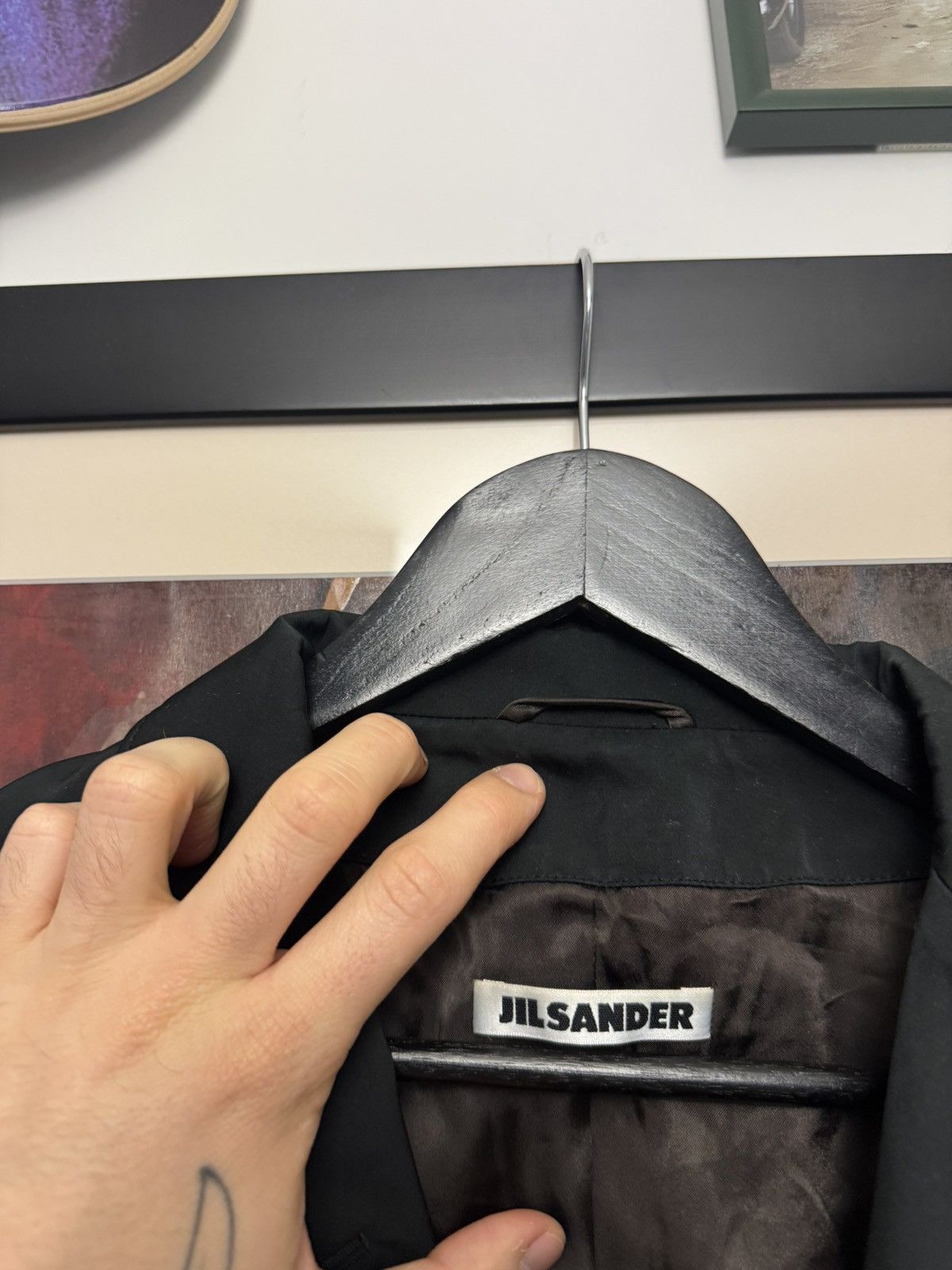 Jil Sander Jil Sander Blazer Women Jacket Cropped Luxury Bllack Rare Size XS / US 0-2 / IT 36-38 - 4 Thumbnail