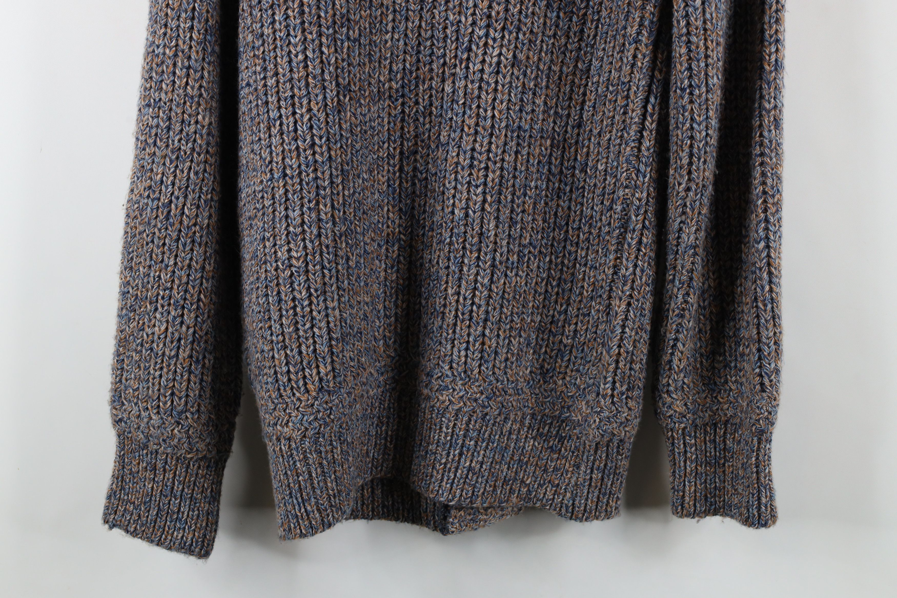 Vintage Vintage 60s 70s Streetwear Knit Shawl Cardigan Sweater Size US L / EU 52-54 / 3 - 10 Thumbnail