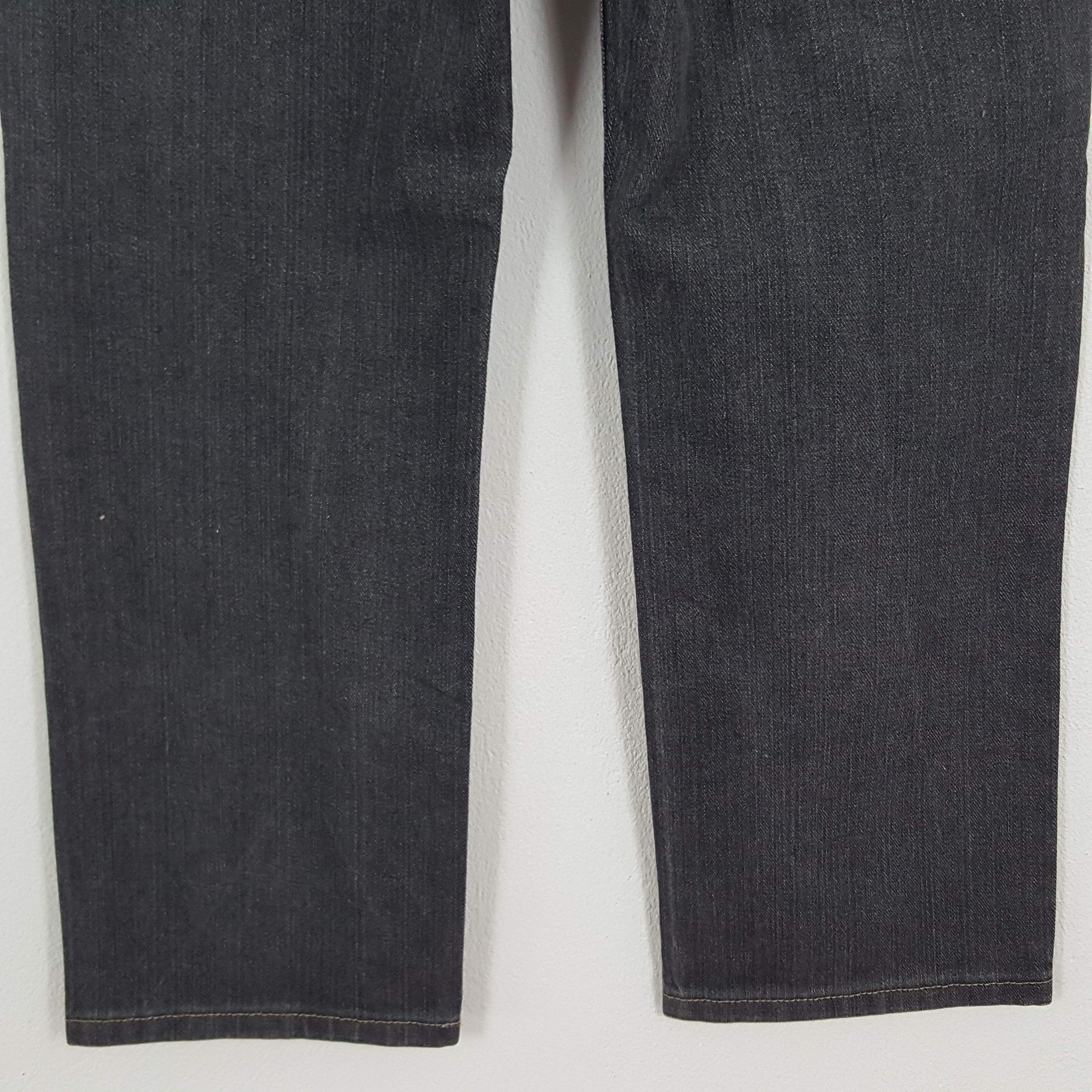 Stussy × Vintage Vintage Stussy Australia Custom Art Big Logo Denim Jeans Size US 33 - 3 Thumbnail