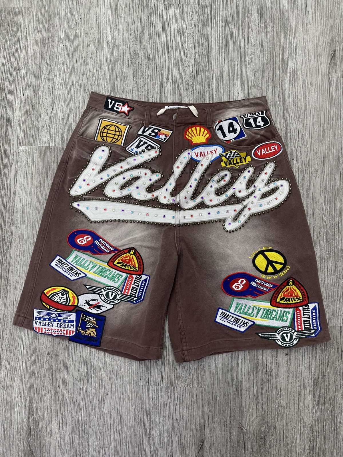 Vale Vale browm 1980 denim shorts Size US 30 / EU 46 - 1 Thumbnail