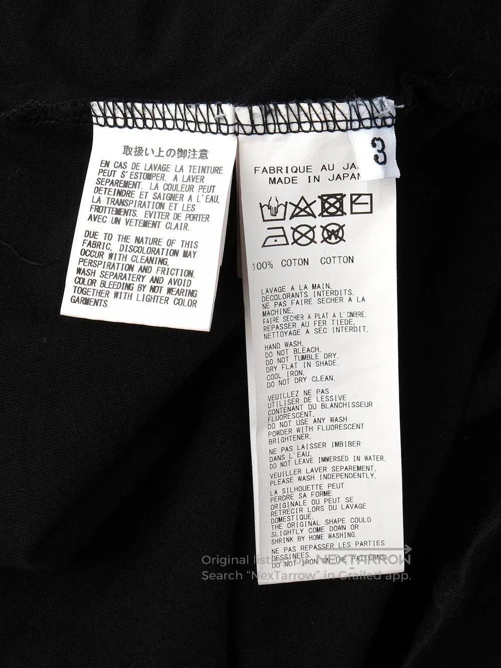 Yohji Yamamoto YOHJI YAMAMOTO Printed Long Sleeve Top. Size US L / EU 52-54 / 3 - 5 Thumbnail