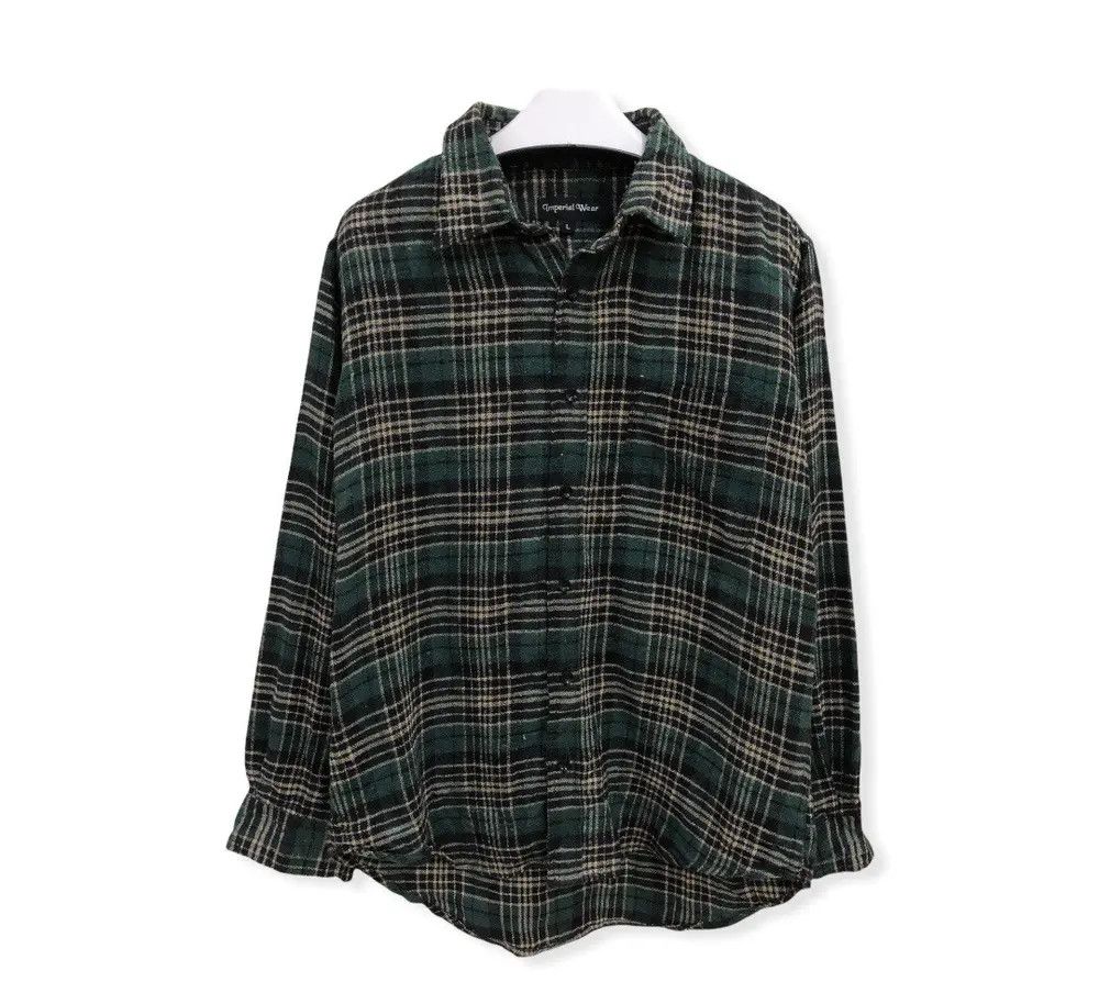 Vintage Vintage Imperial Wear Plaid Tartan Flannel Shirt 👕 Size US M / EU 48-50 / 2 - 1 Thumbnail