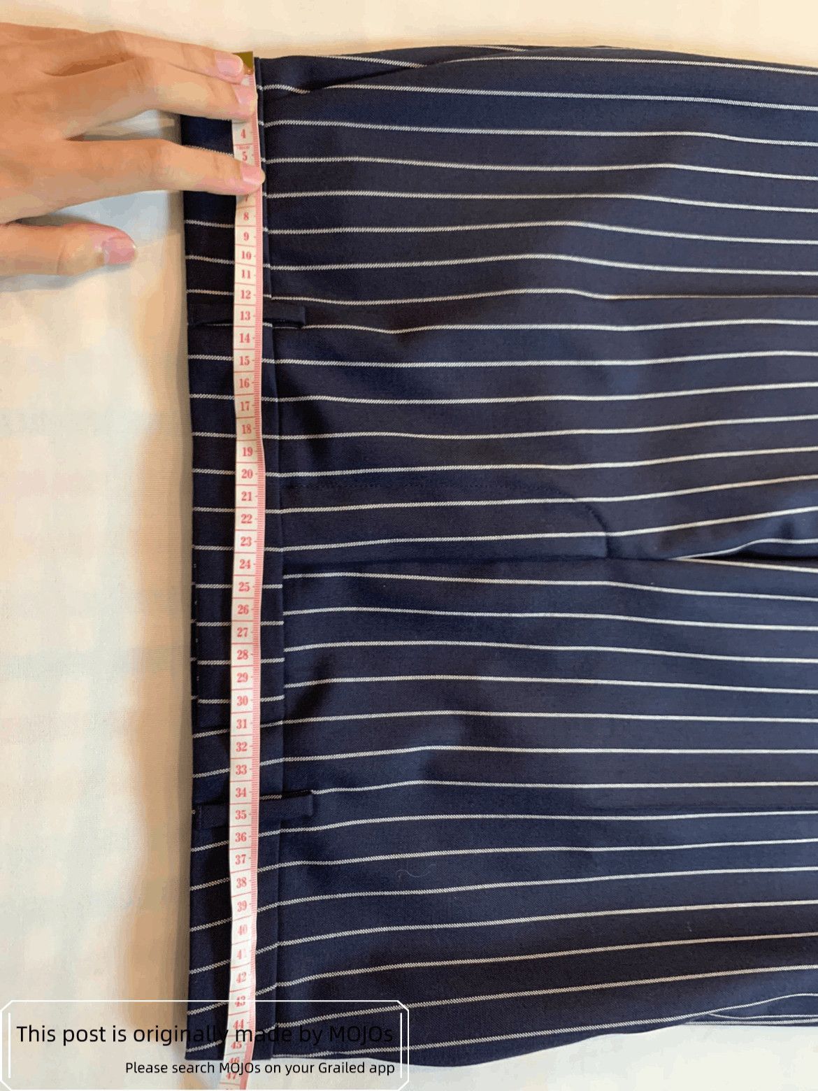 Celine Sz 52 Celine Wool Stripe Navy Trousers Size US 36 / EU 52 - 7 Thumbnail