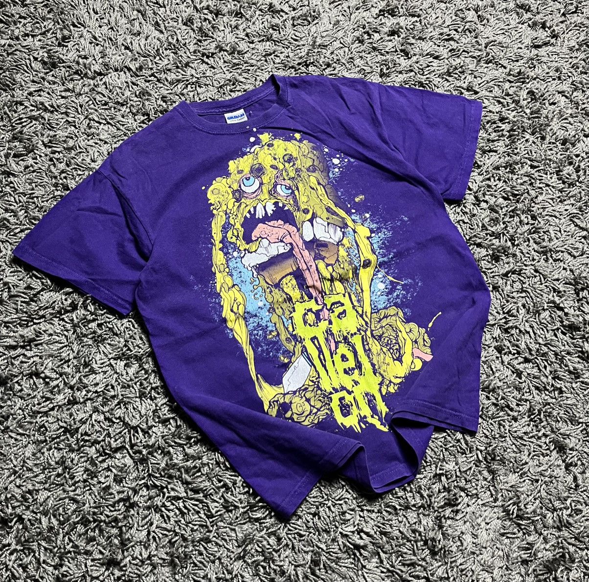 Band Tees Vtg I Set My Friends On Fire "Monster" Promo Tee Purple Size US M / EU 48-50 / 2 - 1 Thumbnail
