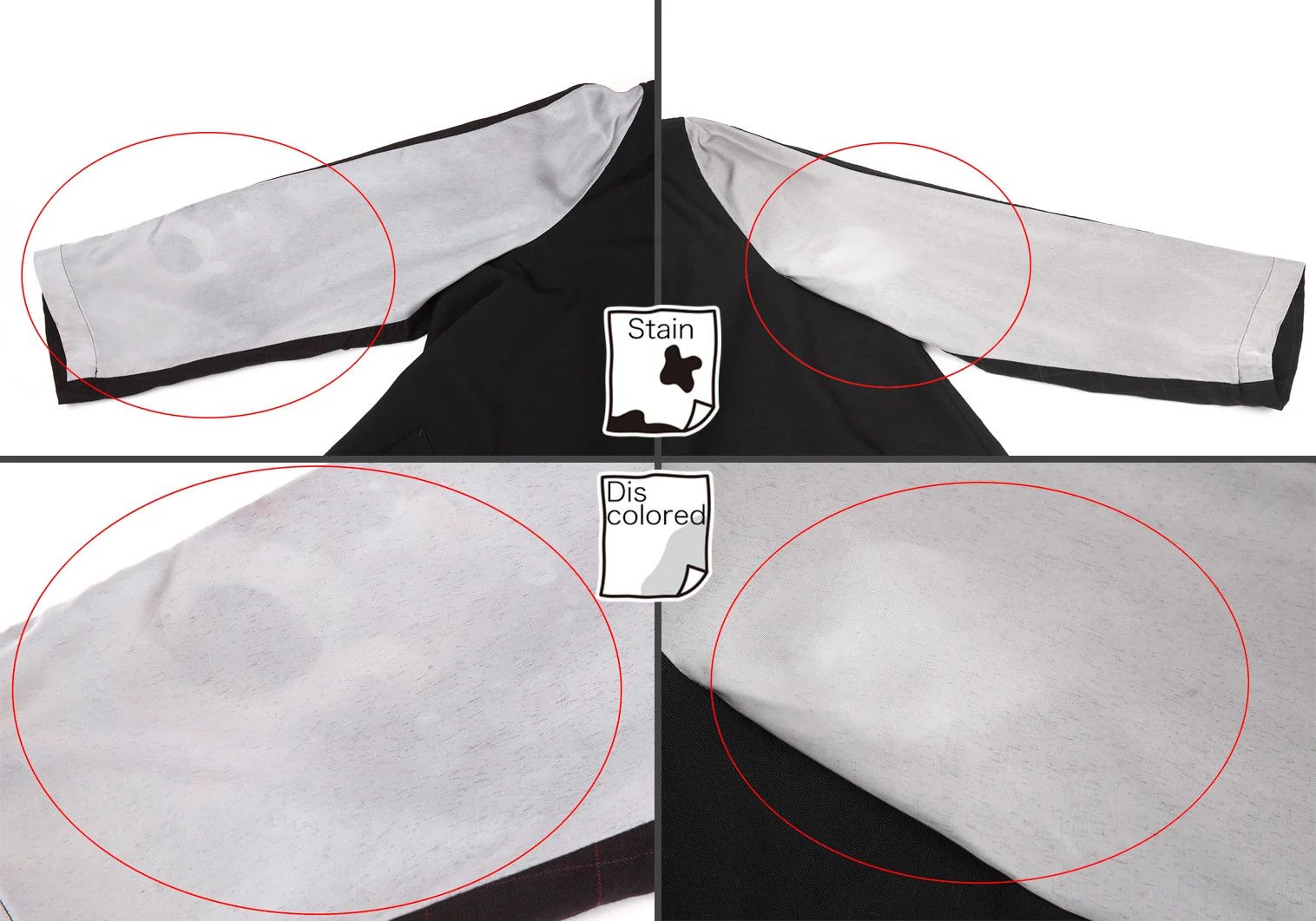 Comme des Garcons Homme Plus Color Block Sleeve Coat in Black and Gray, Size M Size US M / EU 48-50 / 2 - 5 Thumbnail