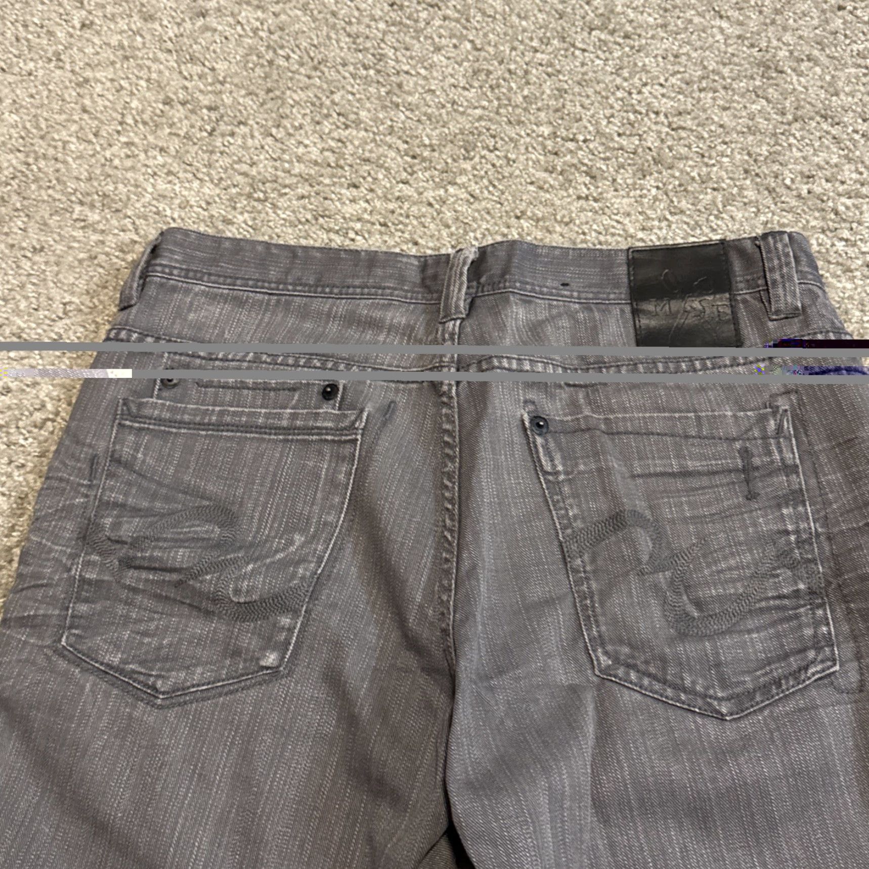 Ecko Unltd. VINTAGE Mark Ecko Cut & Sew Denims Jeans Slim Skinny 34x30 Gray Men Size US 34 / EU 50 - 6 Thumbnail