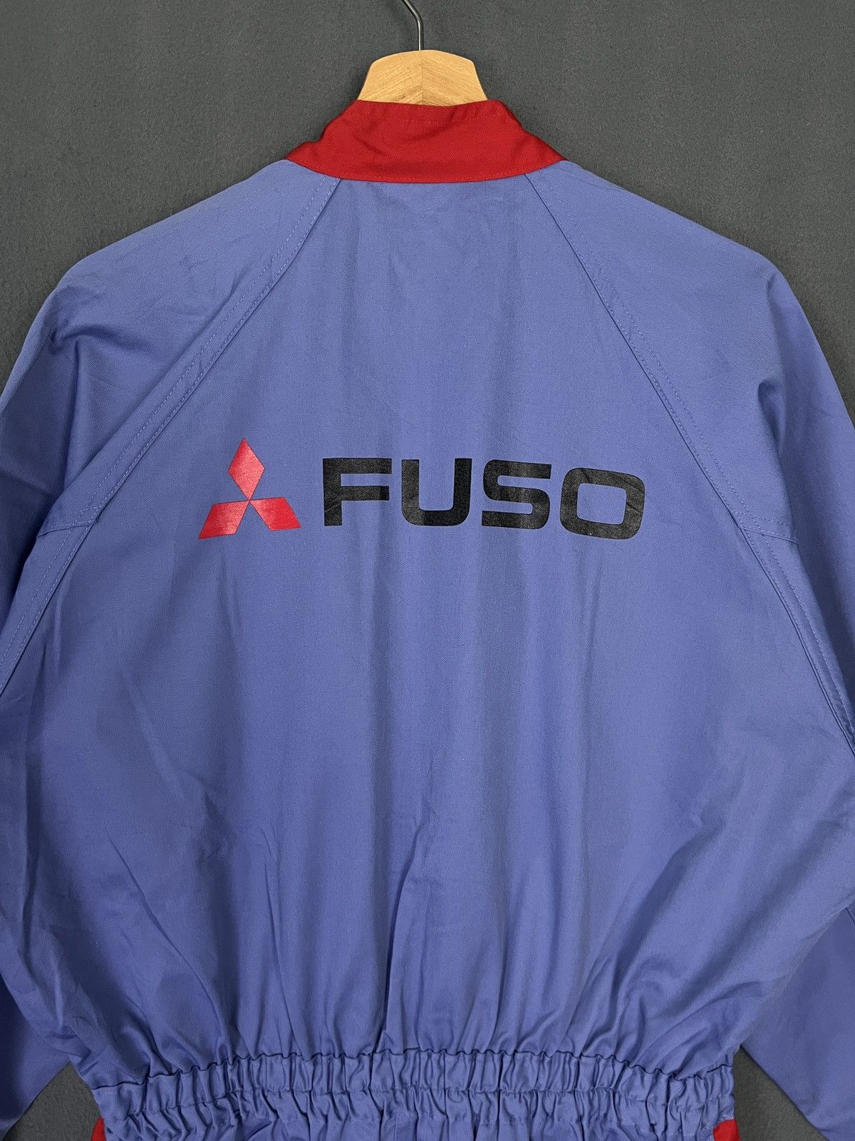 Japanese Brand × Vintage Vintage MITSUBISHI FUSO Truckers Racing Coverall Jacket Size US L / EU 52-54 / 3 - 5 Thumbnail
