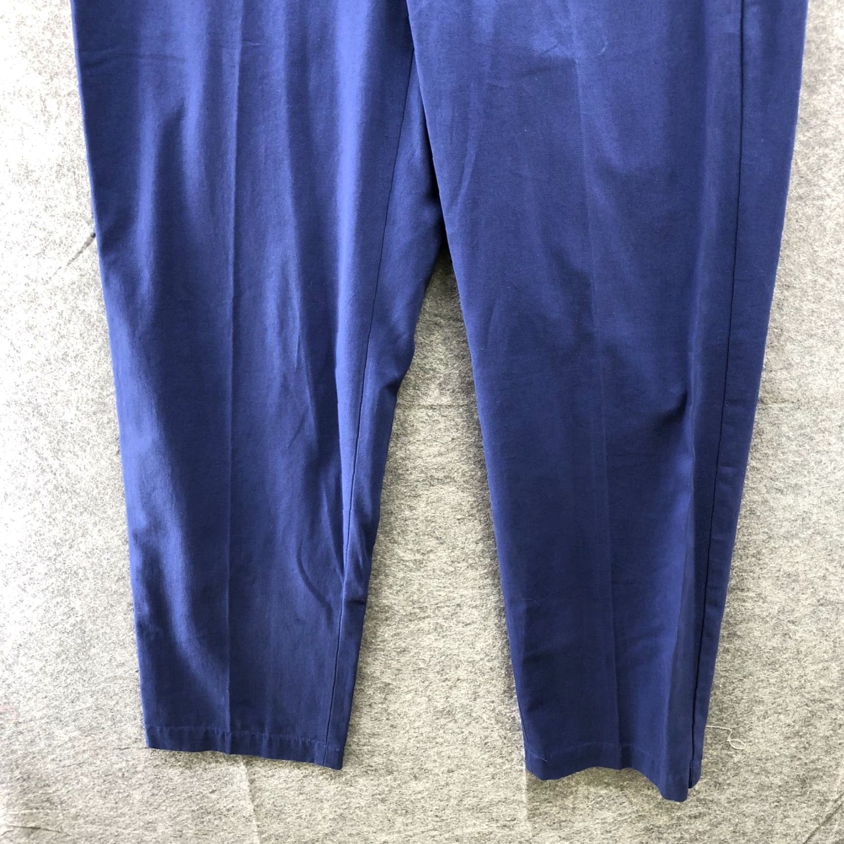 Brooks Brothers Brooks Brothers 346 Chino Pants Mens 36x32 Blue Flat Front Straight Leg Cotton Dress Casual Workwear Size US 36 / EU 52 - 4 Thumbnail