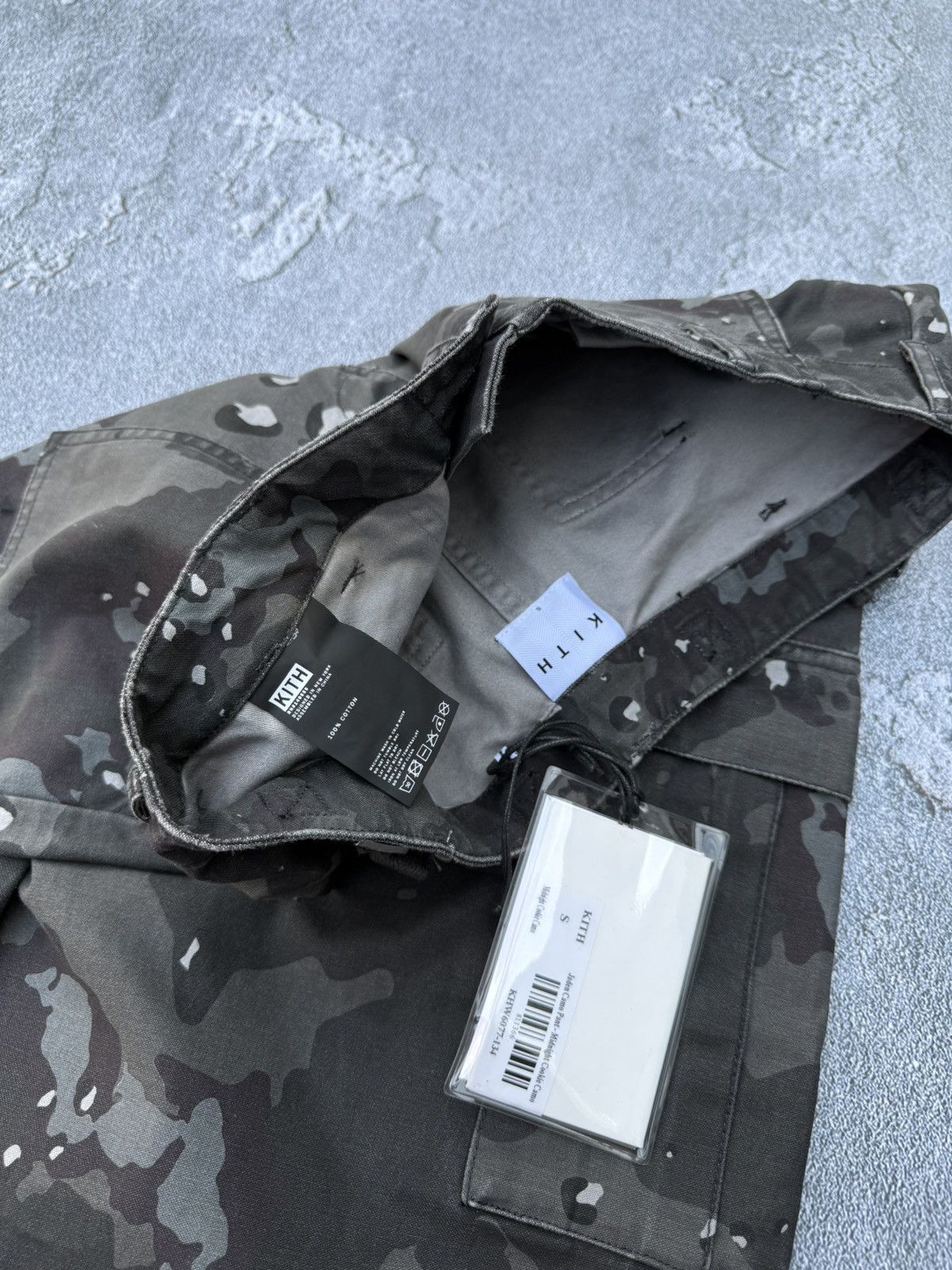 Kith NWT Kith Jaden Midnight Cookie Camo Logo Wide Aviator Pants Size US 30 / EU 46 - 9 Thumbnail
